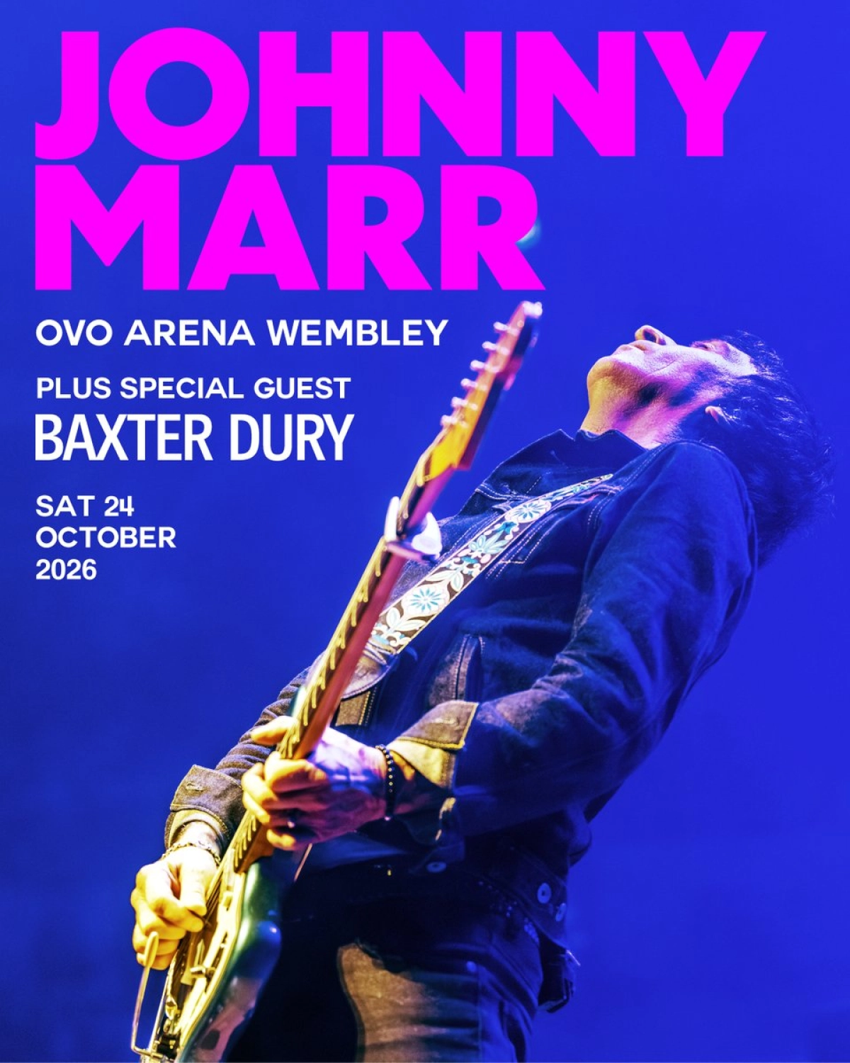 Johnny Marr at OVO Arena Wembley Tickets