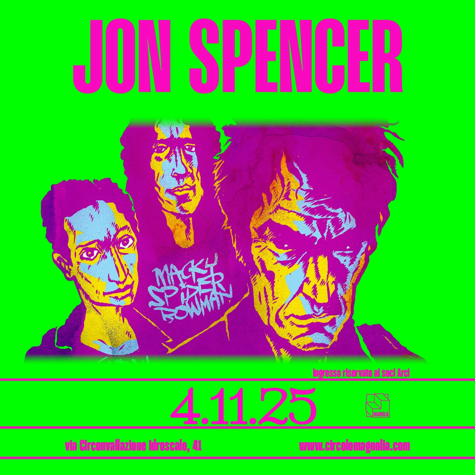 Billets Jon Spencer (Circolo Magnolia - Segrate)