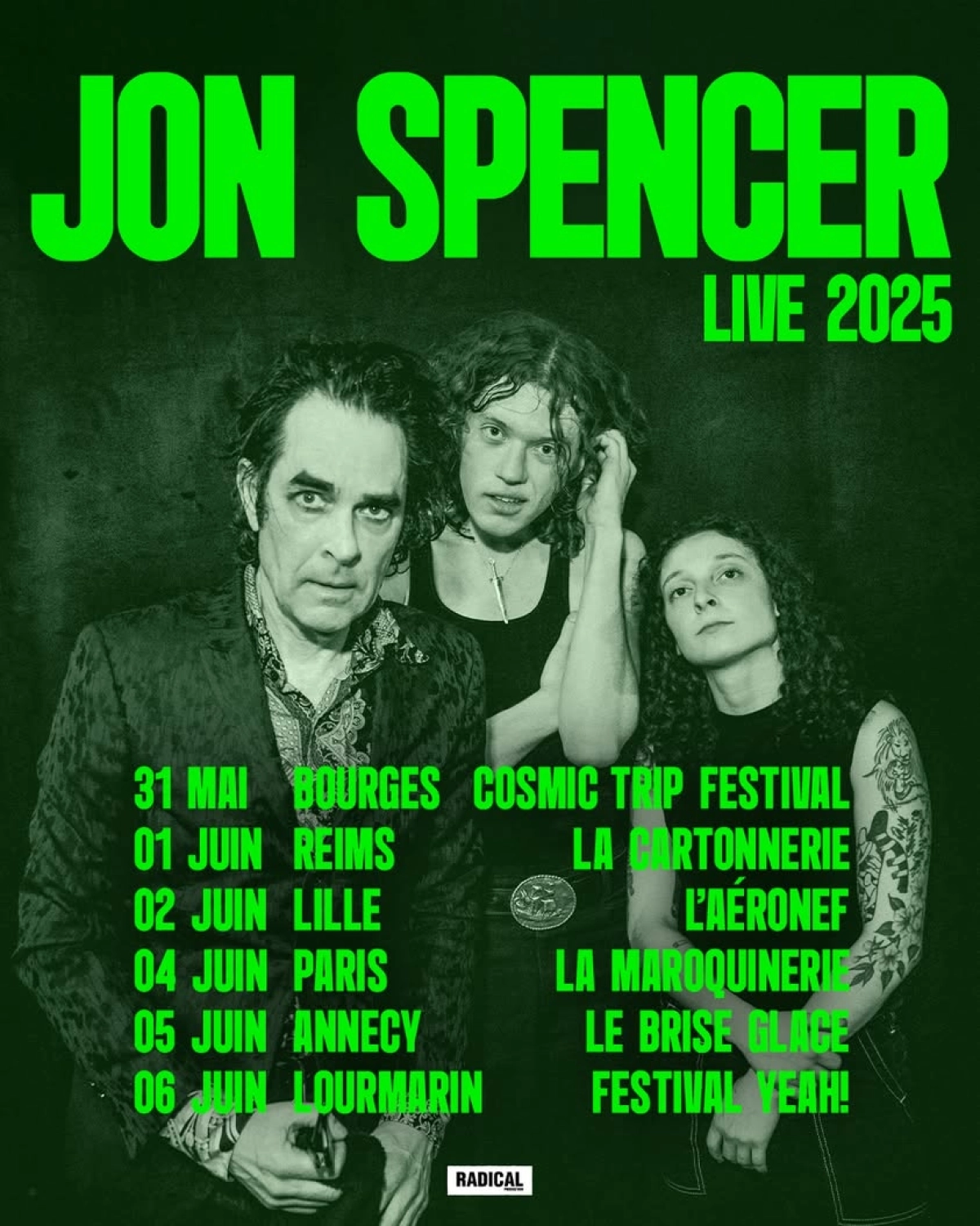 Billets Jon Spencer (La Cartonnerie - Reims)