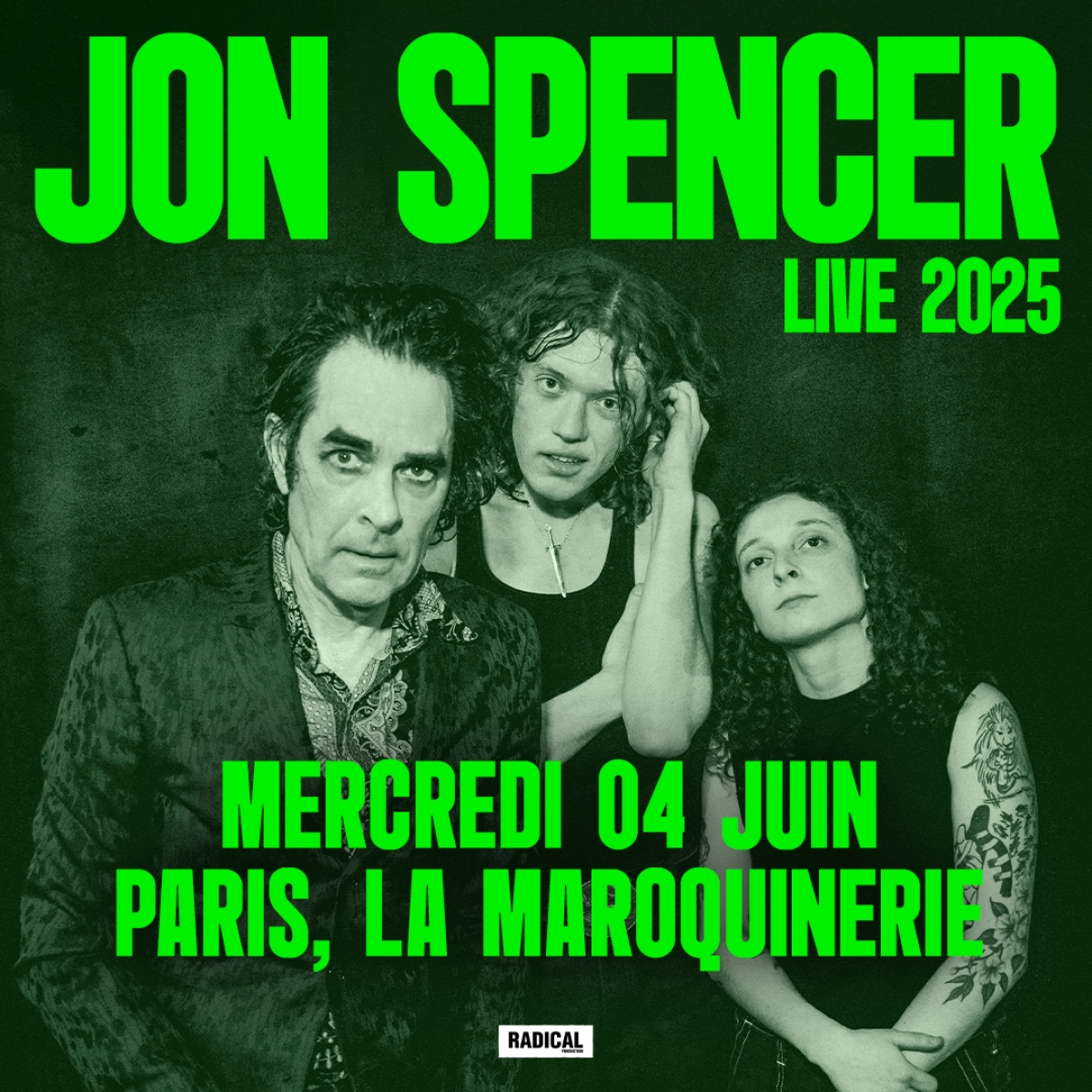 Billets Jon Spencer (La Maroquinerie - Paris)