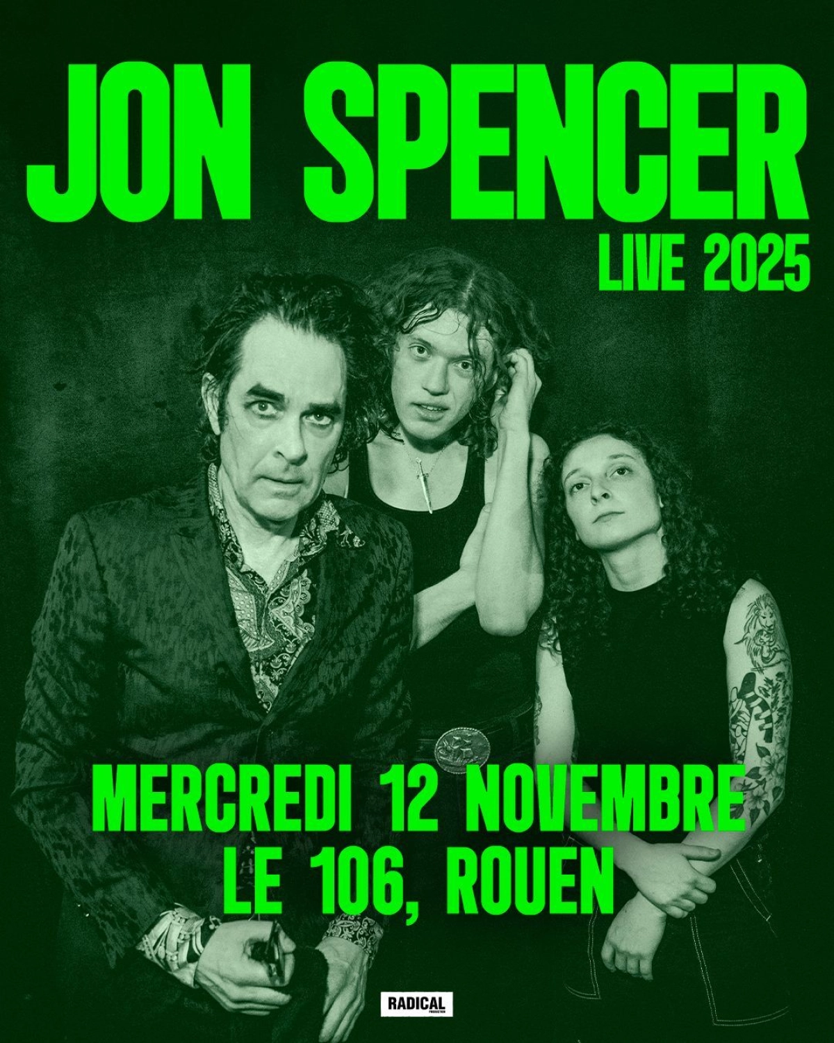 Billets Jon Spencer (Le 106 - Rouen)