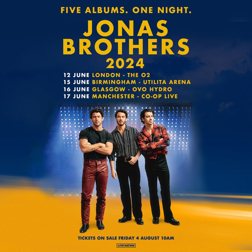 Jonas Brothers - Five Albums. One Night. al The SSE Arena Belfast Tickets