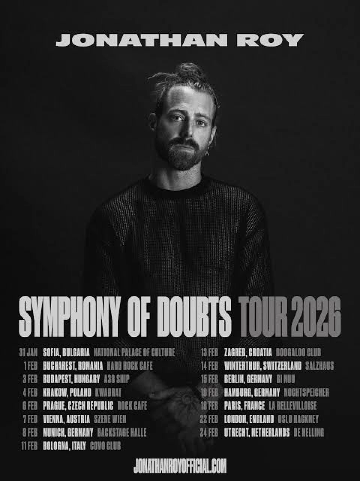 Billets Jonathan Roy (Backstage Werk - Munich)