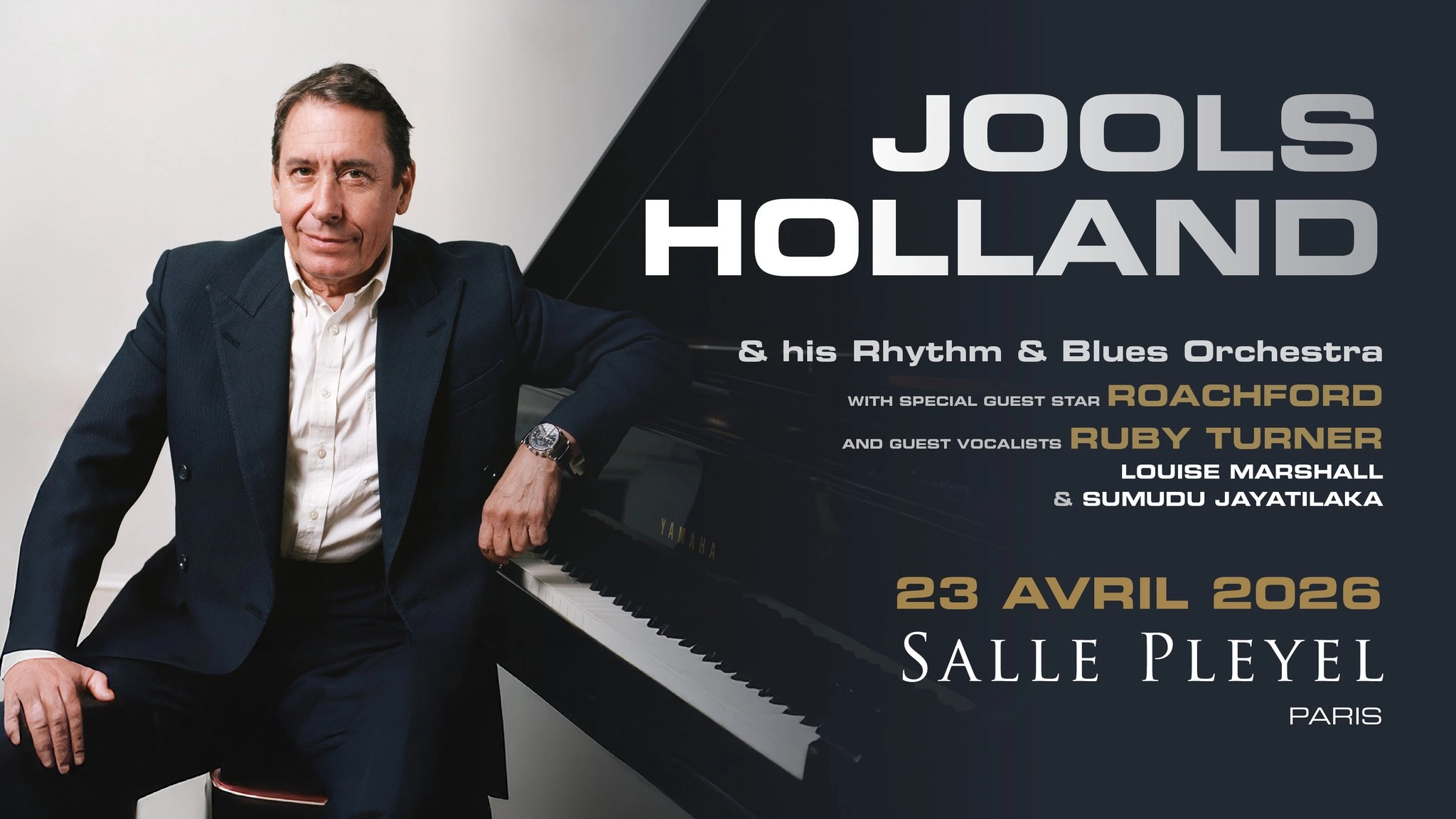 Billets Jools Holland (Salle Pleyel - Paris)