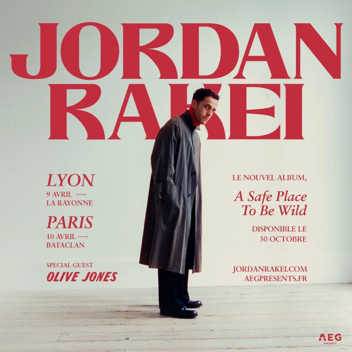 Jordan Rakei at Bataclan Tickets