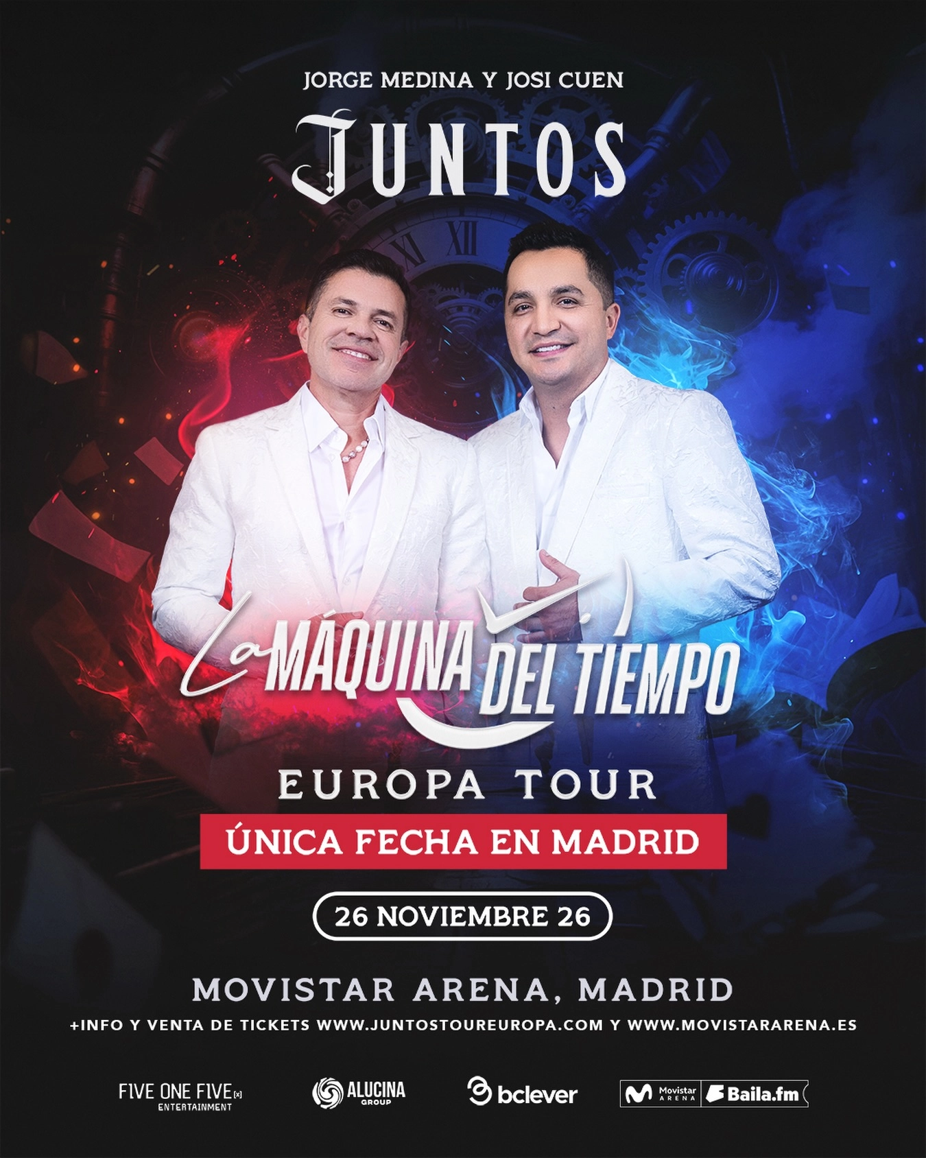 Jorge Medina - Josi Cuen en Movistar Arena Madrid Tickets