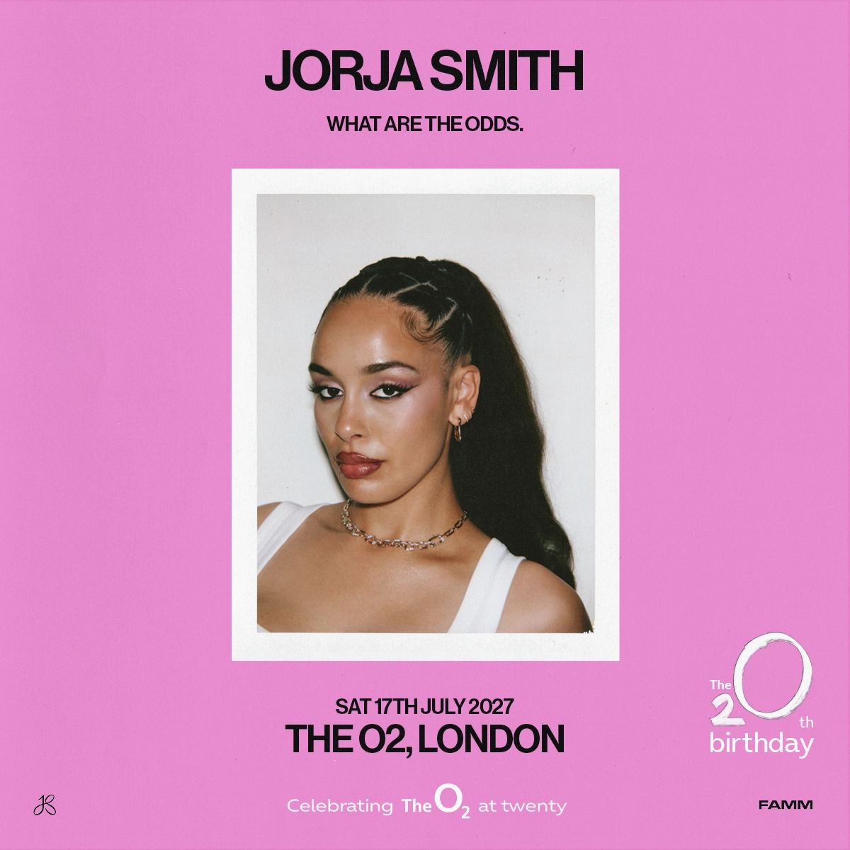 Billets Jorja Smith (O2 Arena - Londres)
