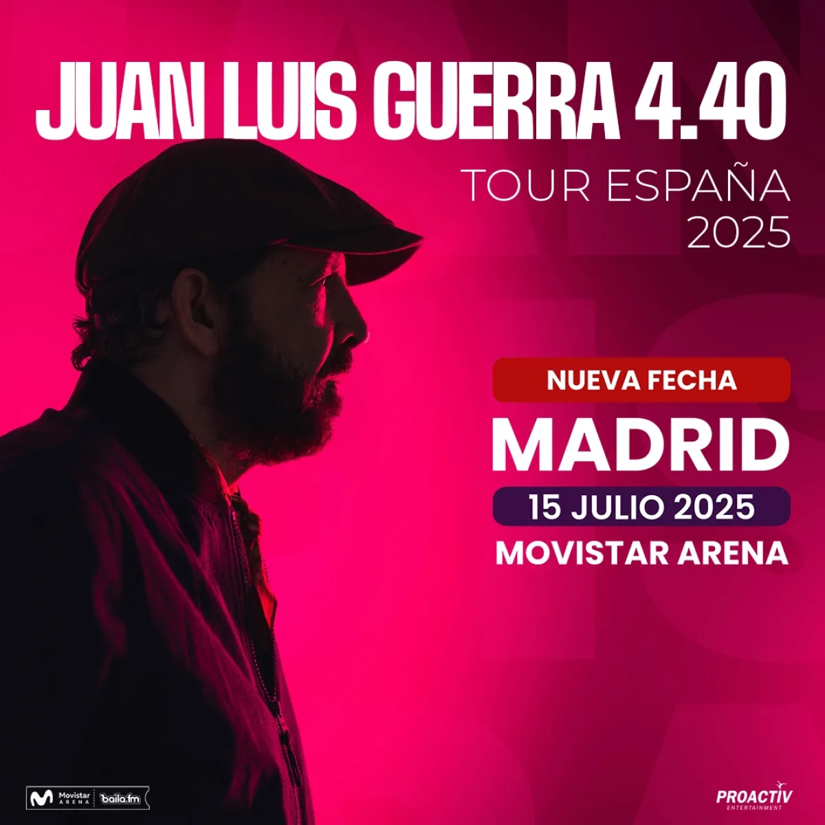 Billets Juan Luis Guerra (Movistar Arena Madrid - Madrid)