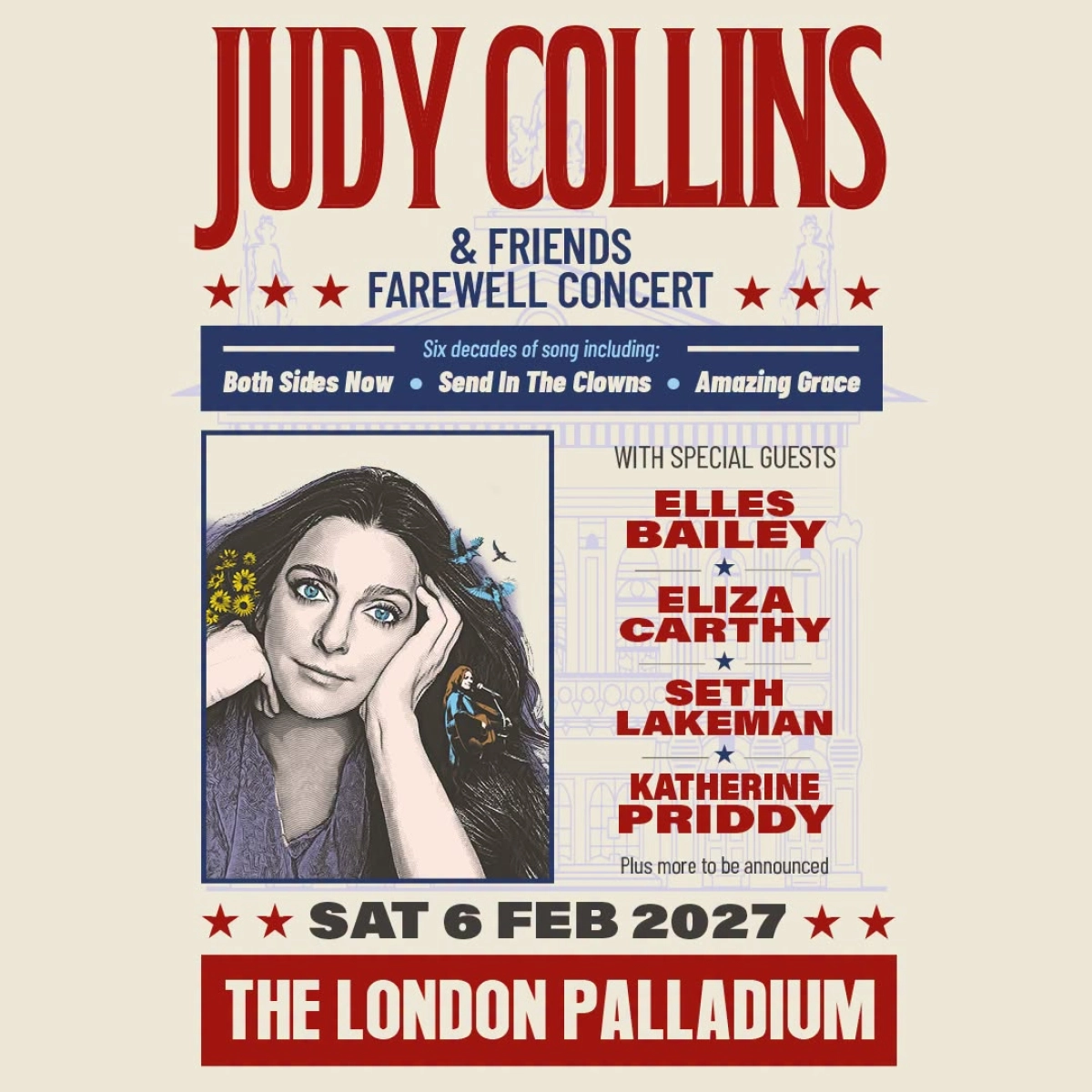 Judy Collins and Friends: Farewell Concert at London Palladium Tickets
