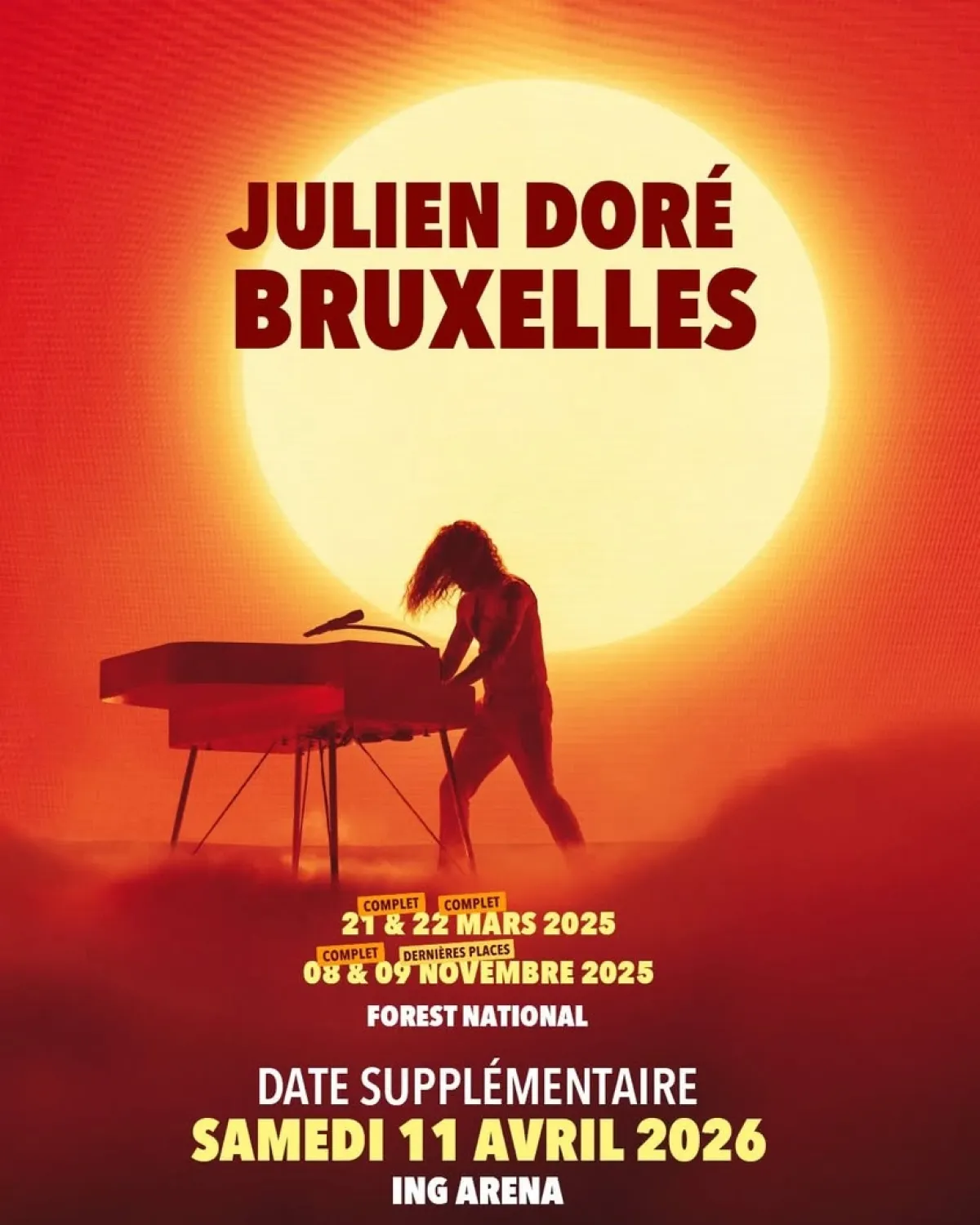 Julien Doré at ING Arena Tickets