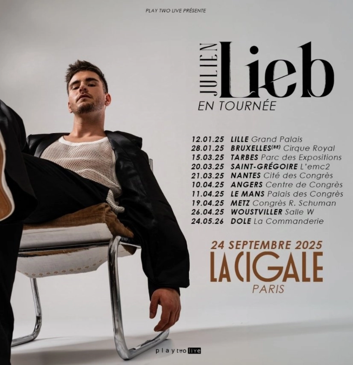 Billets Julien Lieb (La Cigale - Paris)