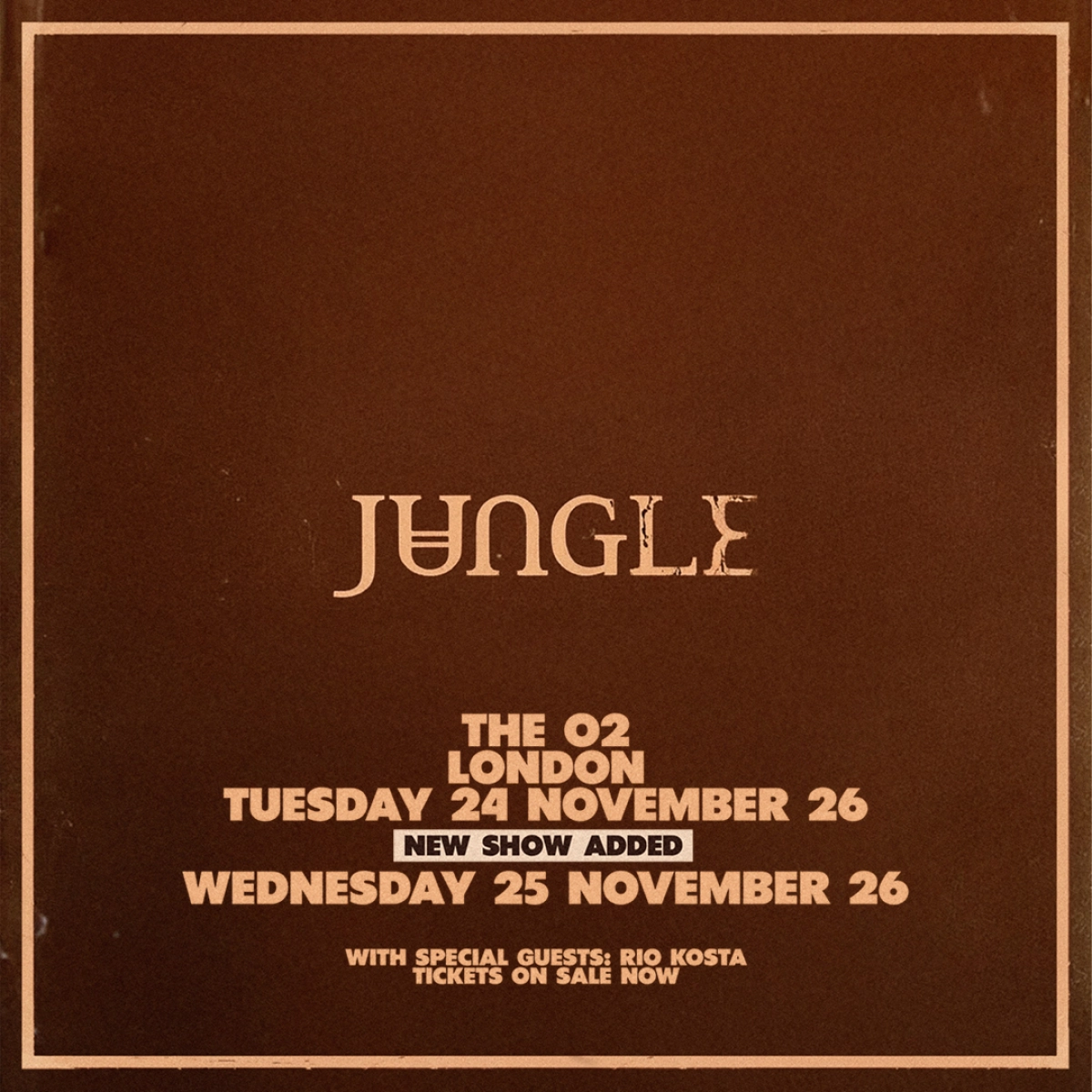 Jungle at The O2 Arena Tickets