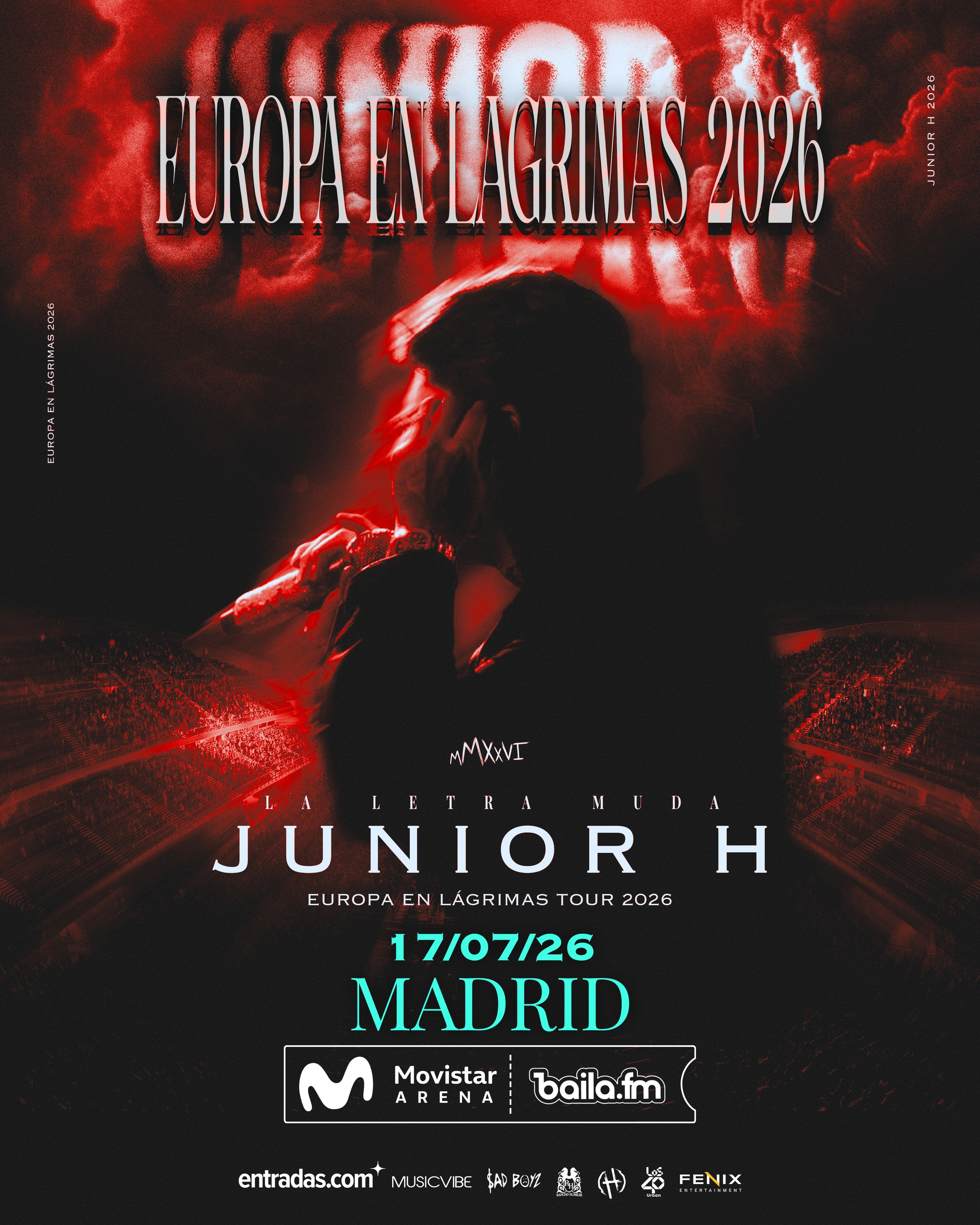 Junior H en Movistar Arena Madrid Tickets