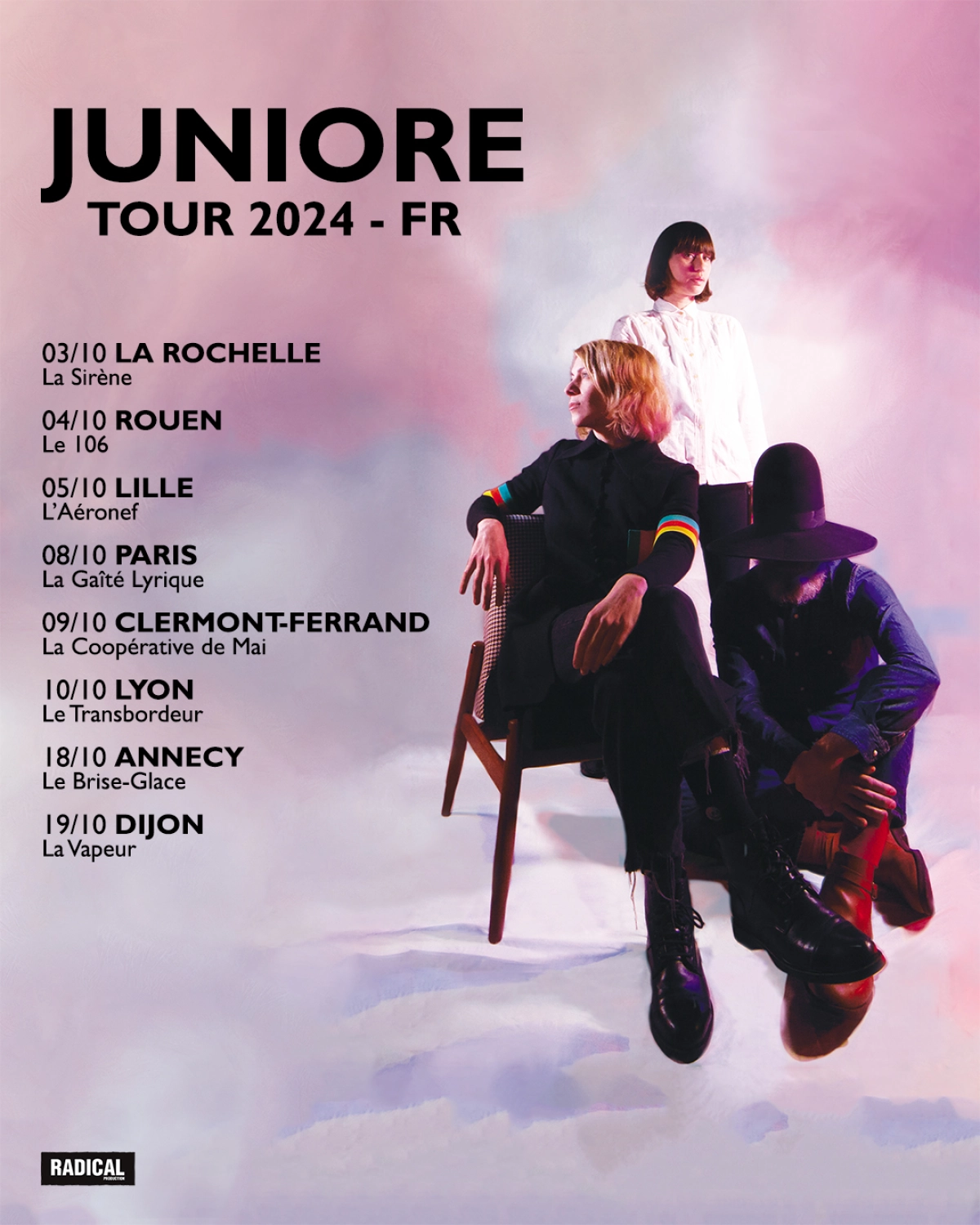 Juniore at Le 106 Tickets