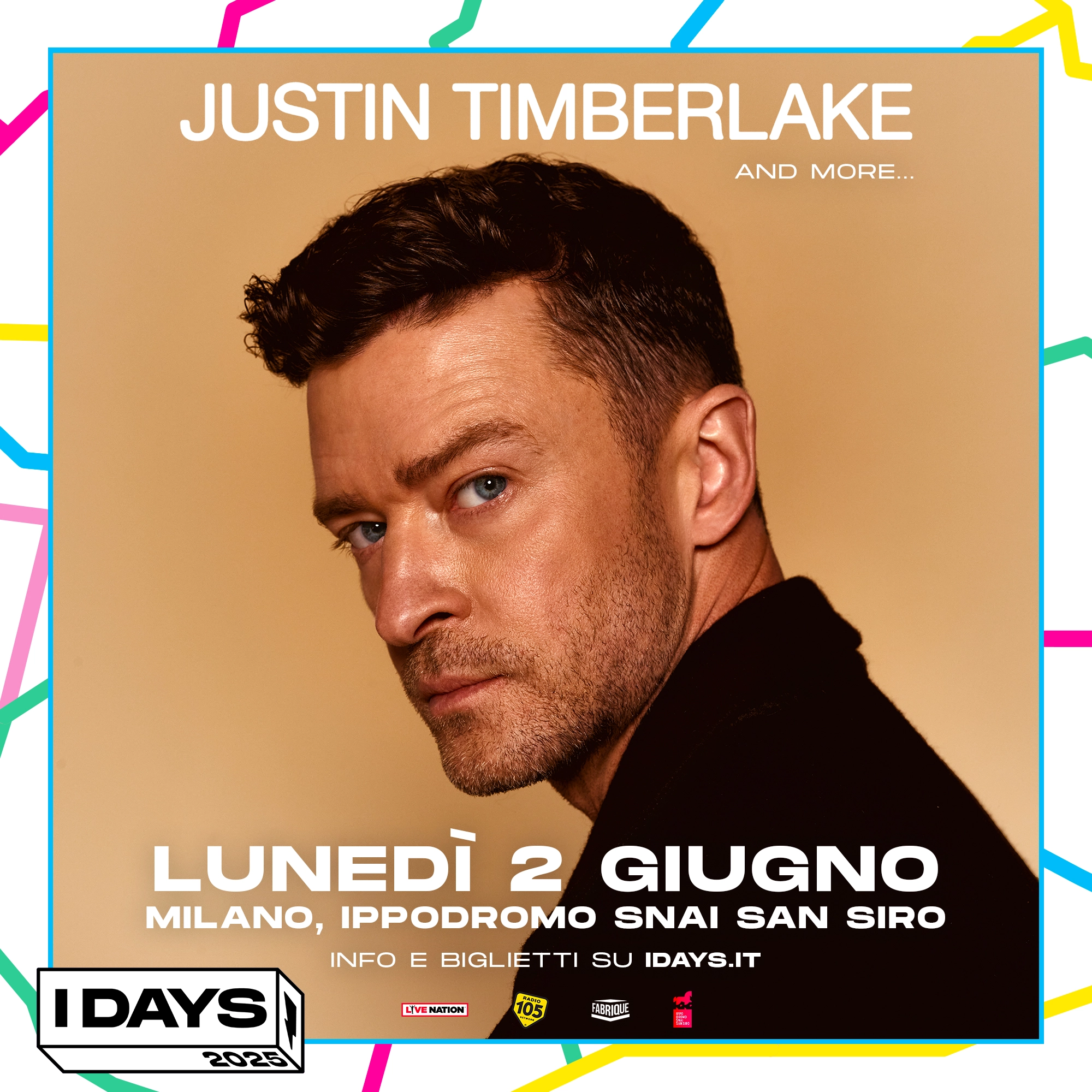 Billets Justin Timberlake (Ippodromo Snai San Siro - Milan)