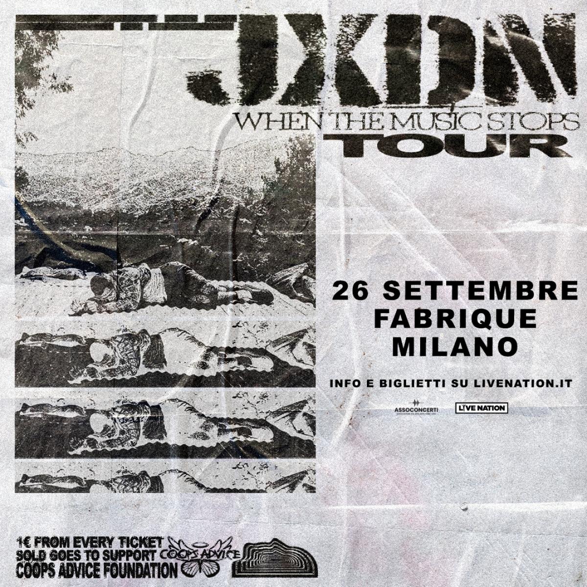 Jxdn - When The Music Stops Tour en Fabrique Milano Tickets