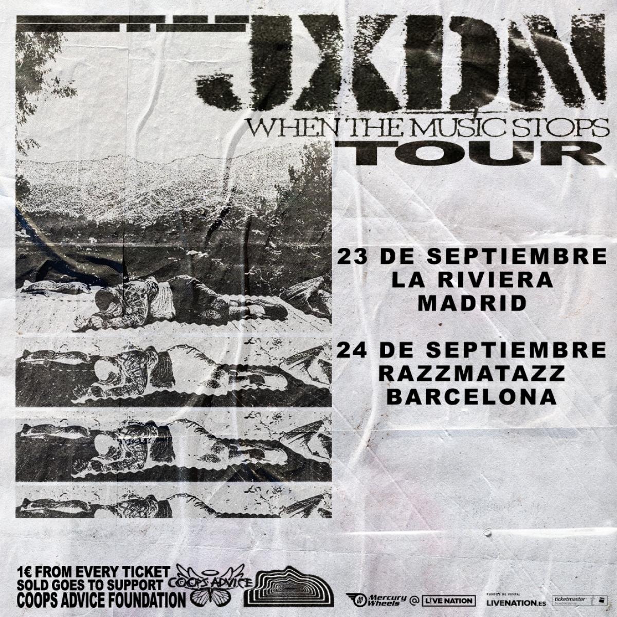 Jxdn - When The Music Stops Tour al Razzmatazz Tickets
