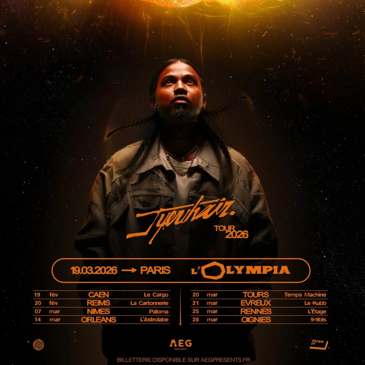 Billets Jyeuhair (Olympia - Paris)