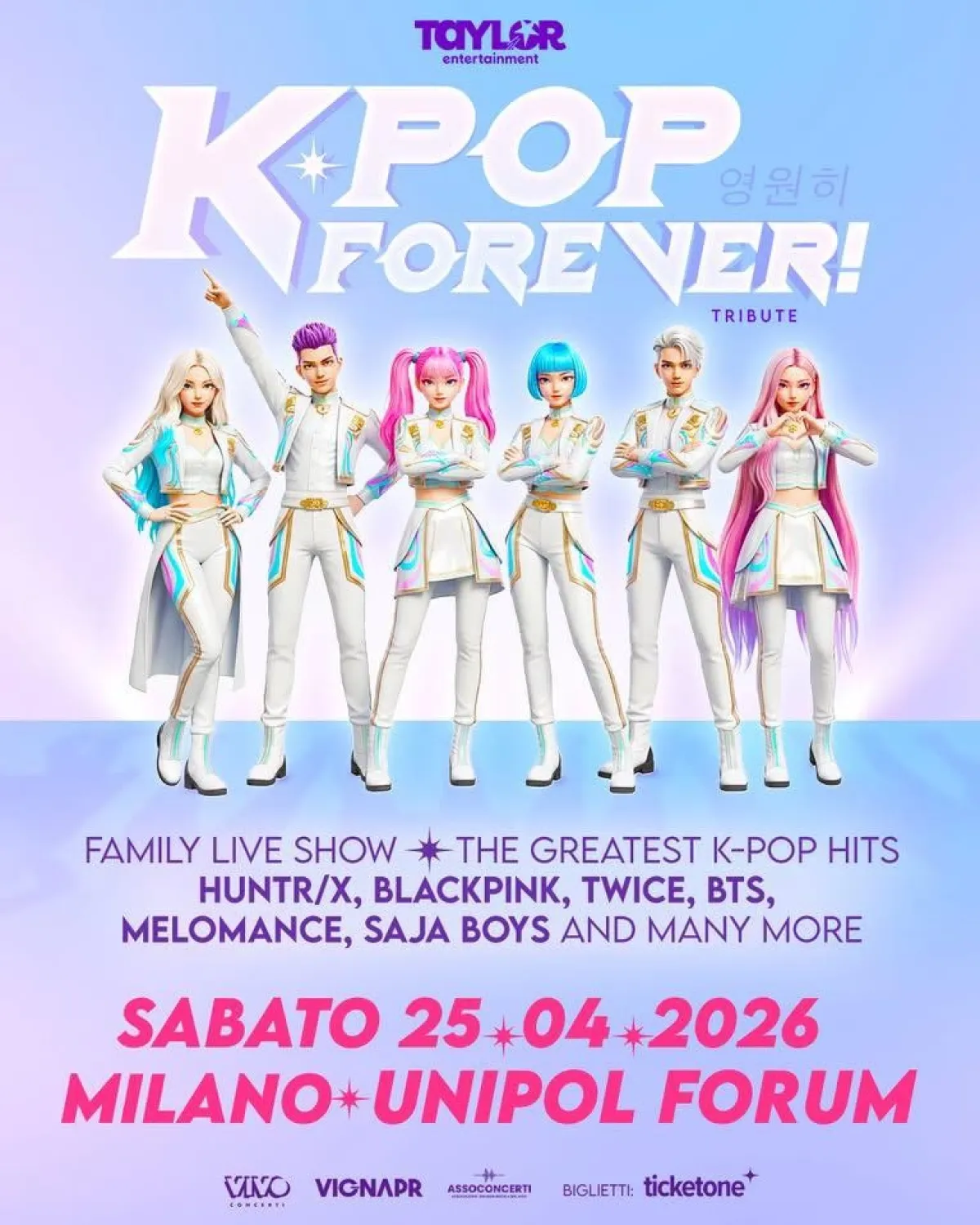 Billets K-Pop Forever (Forum Milano - Milan)