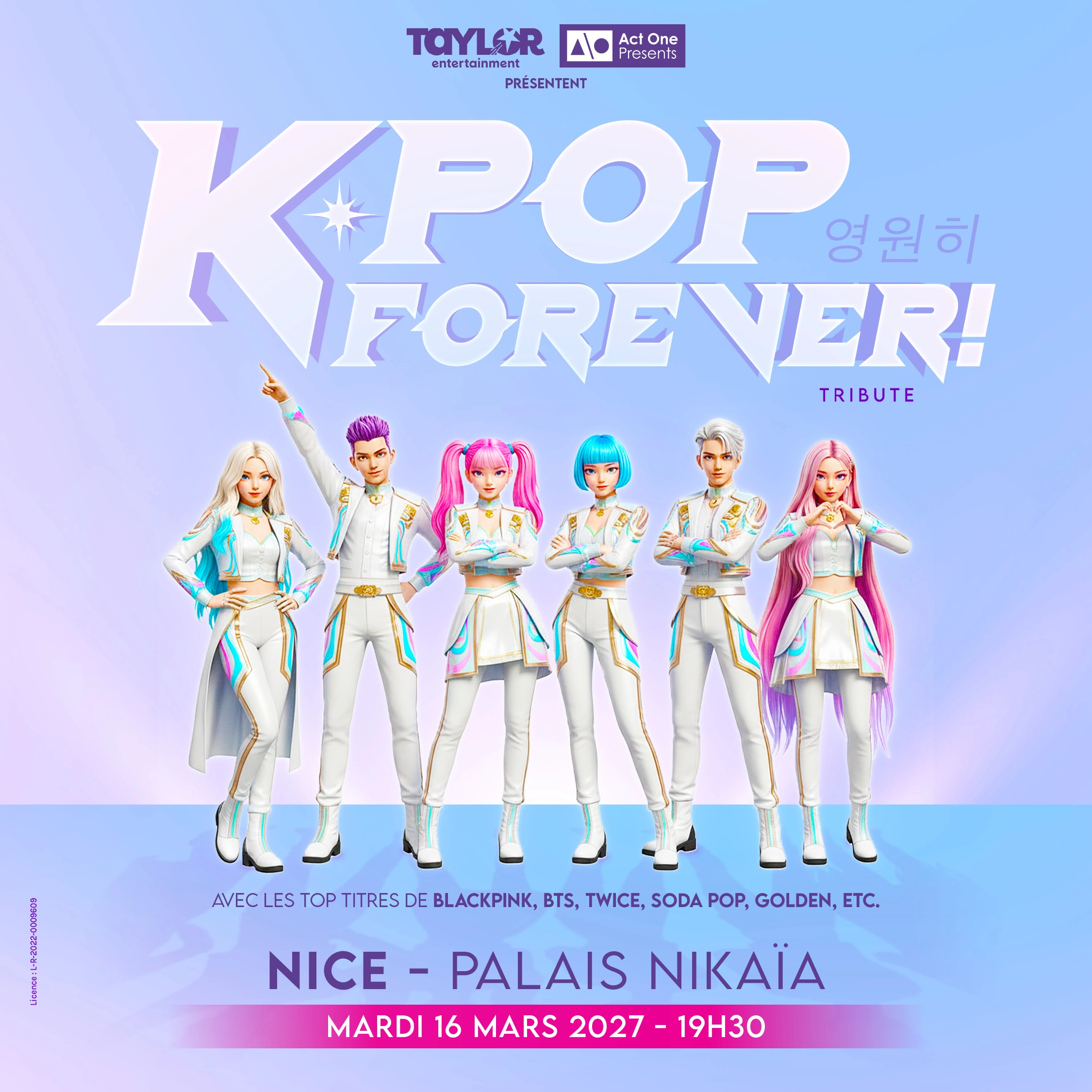Billets K-Pop Forever (Palais Nikaia - Nice)