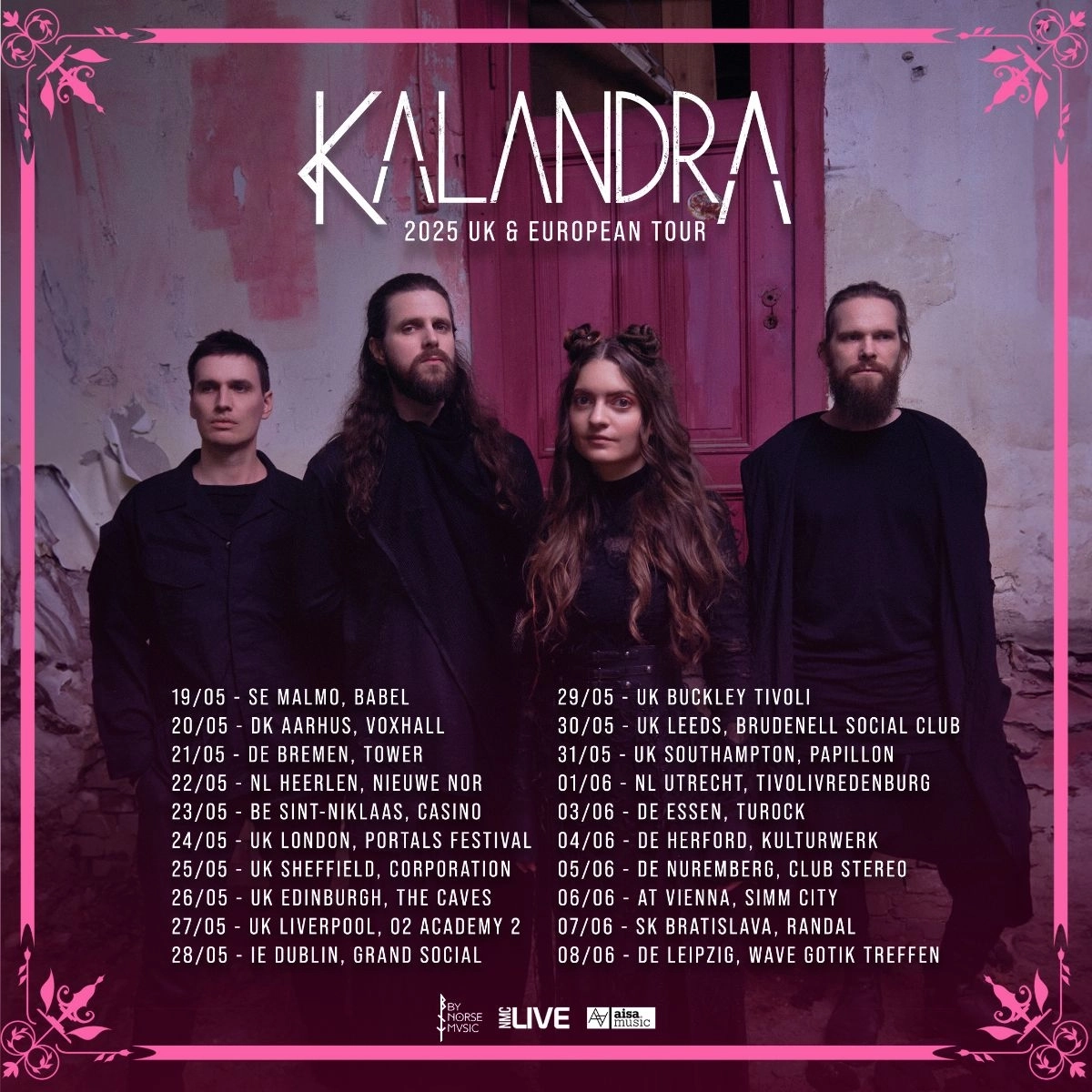 Billets Kalandra (Tower Musikclub - Brême)