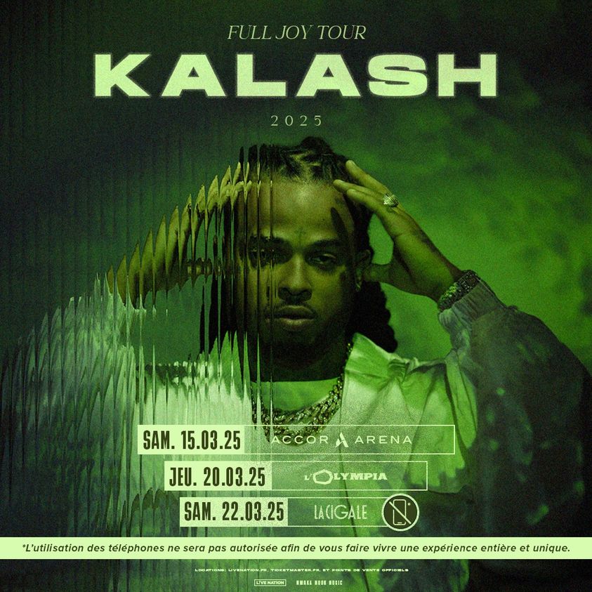 Kalash en Accor Arena Tickets