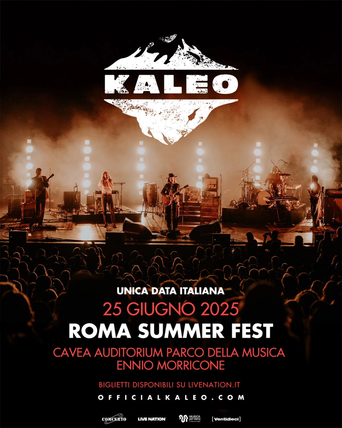 Billets Kaleo (Cavea Auditorium Parco della Musica - Rome)
