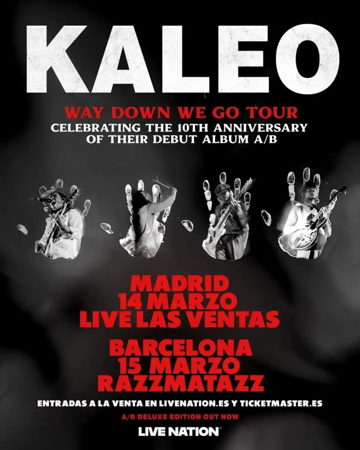 Billets Kaleo (Razzmatazz - Barcelone)