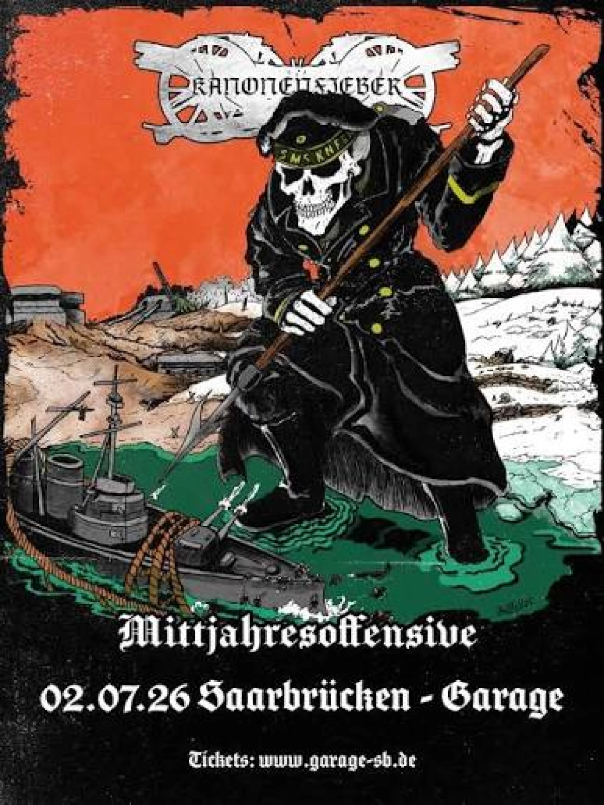 Kanonenfieber at Garage Saarbrücken Tickets