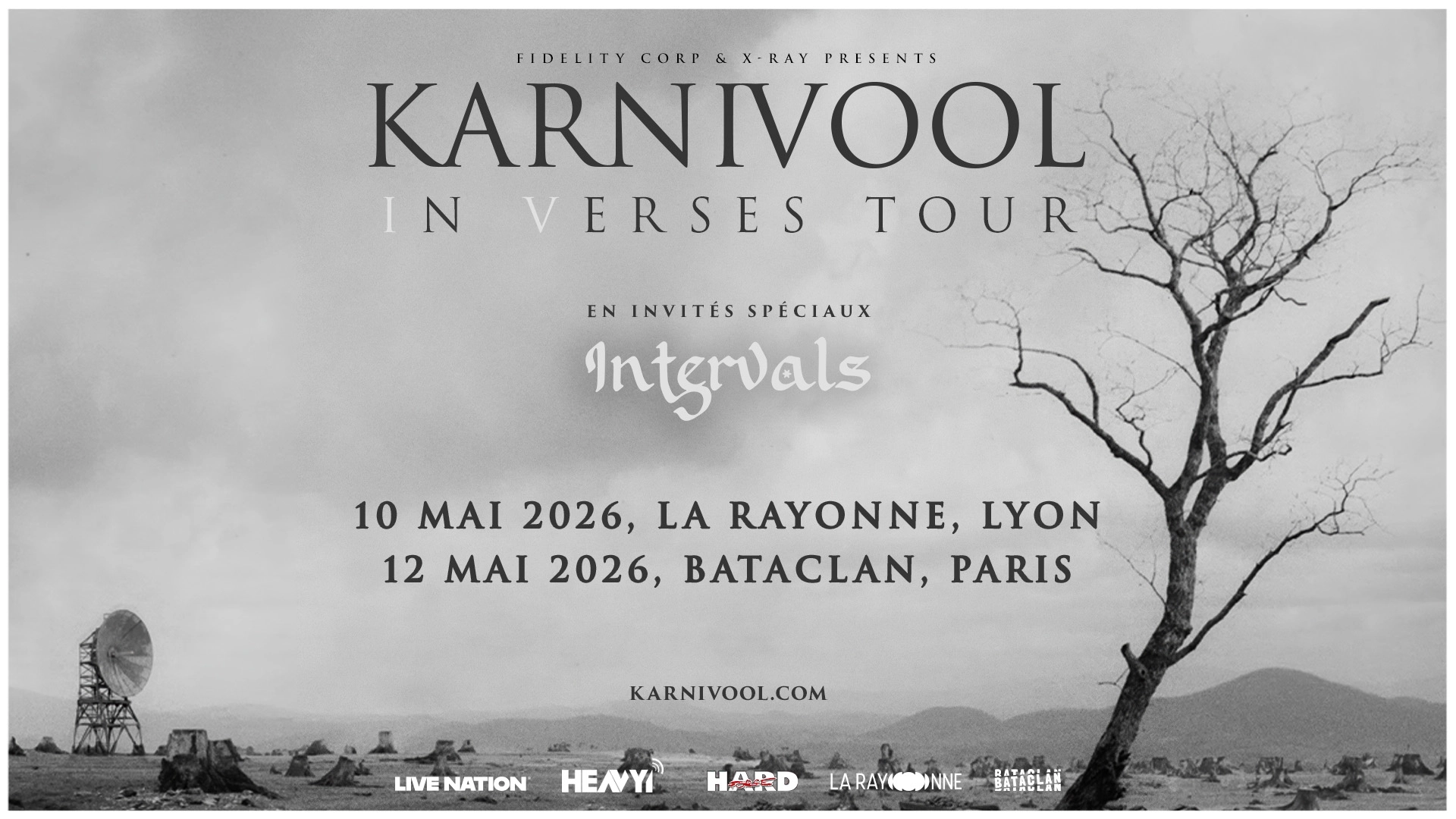 Billets Karnivool (Bataclan - Paris)