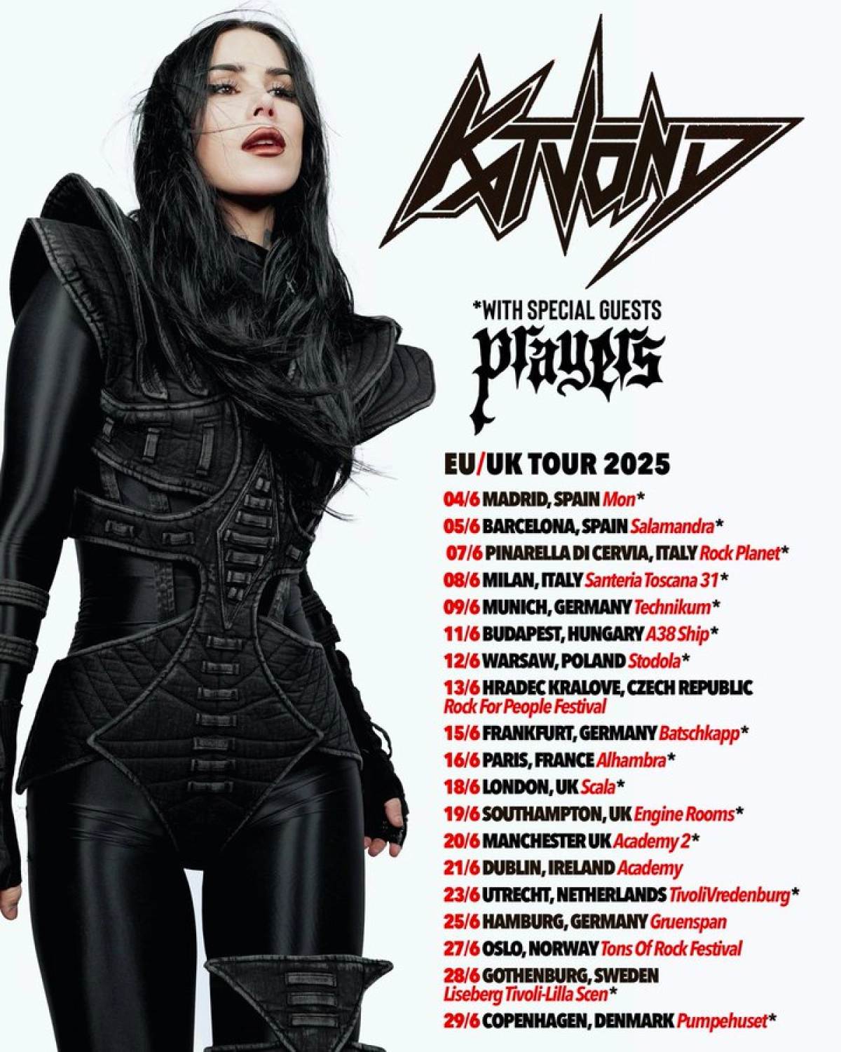 Billets Kat Von D (TivoliVredenburg - Utrecht)