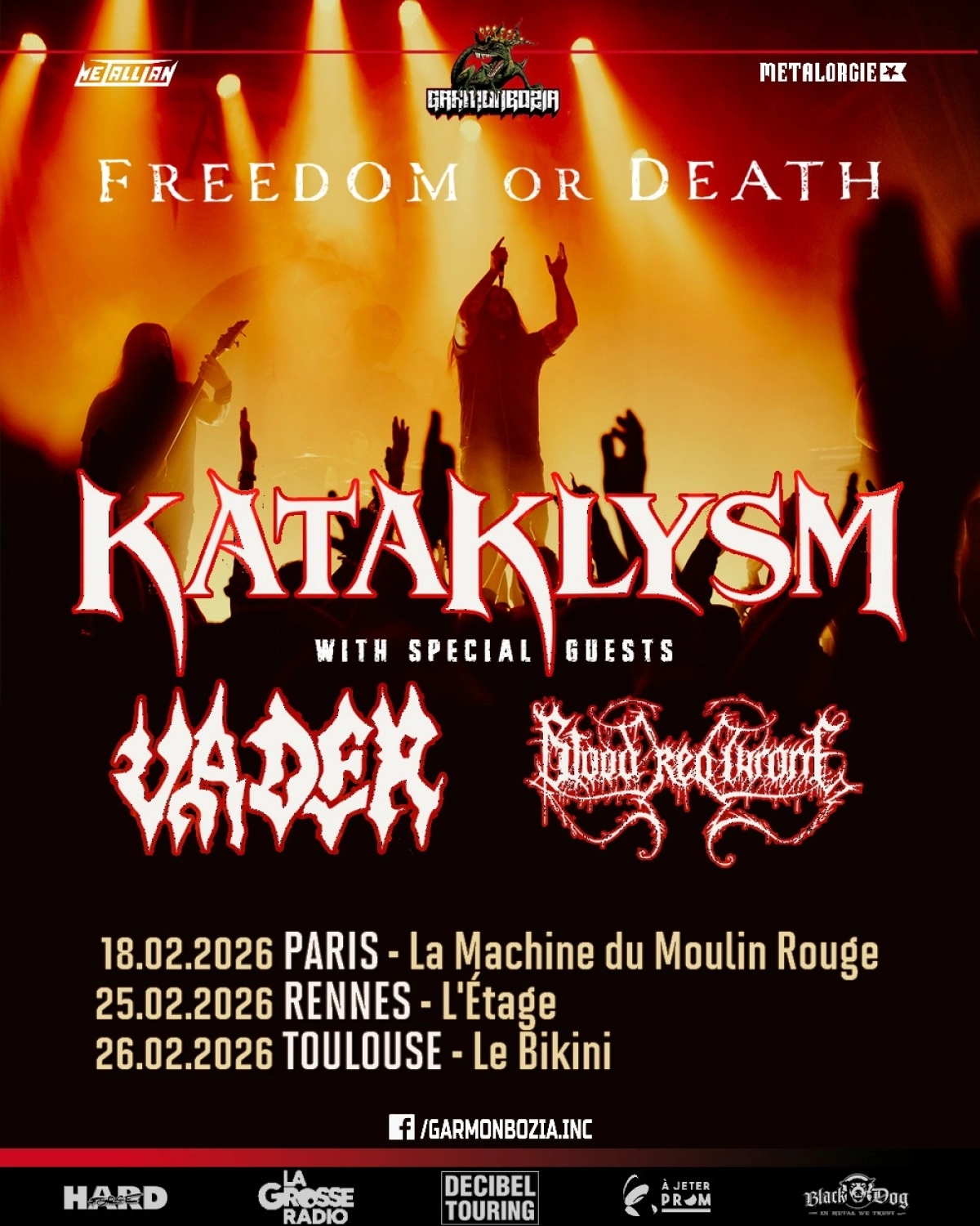 Billets Kataklysm (Le Liberte - Rennes)