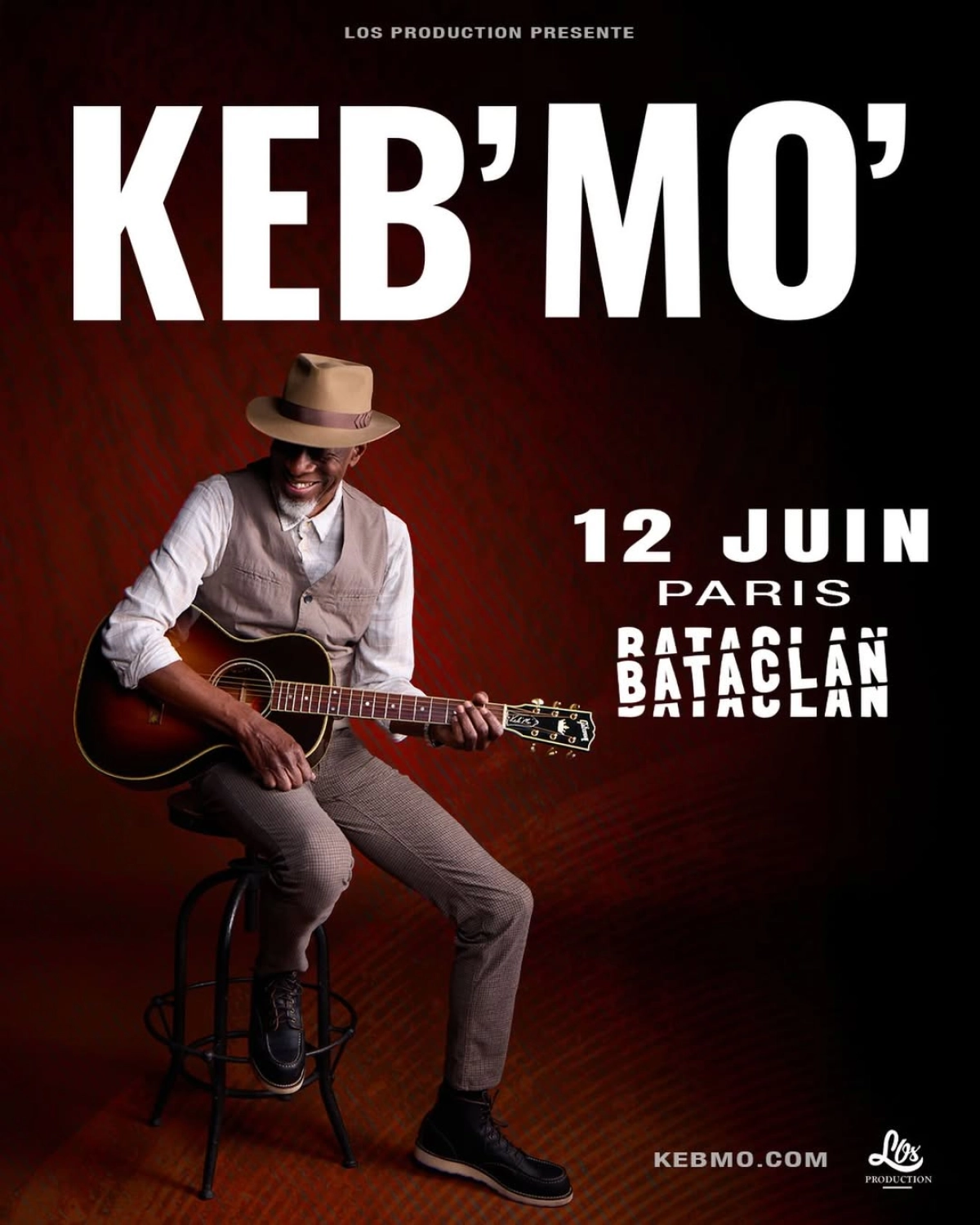 Billets Keb' Mo' (Bataclan - Paris)