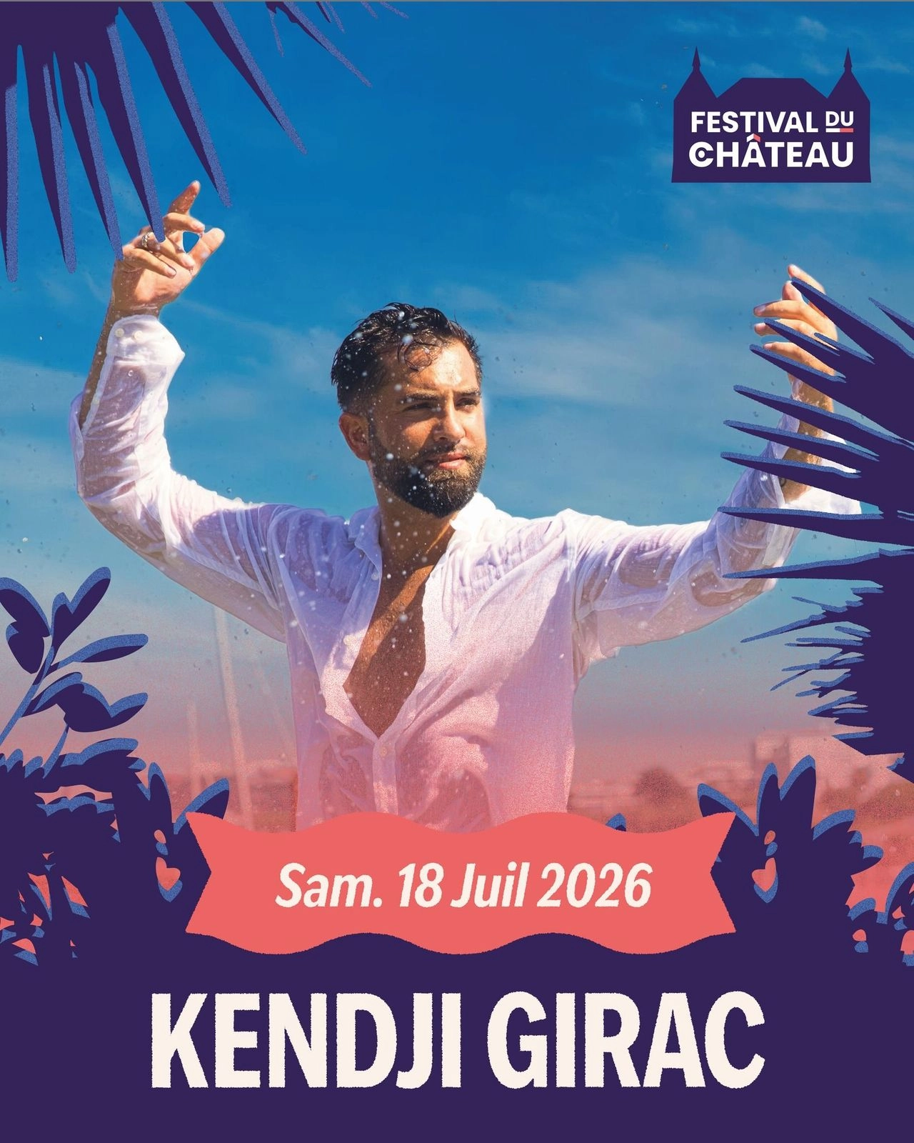 Kendji Girac at Chateau de Sollies Pont Tickets