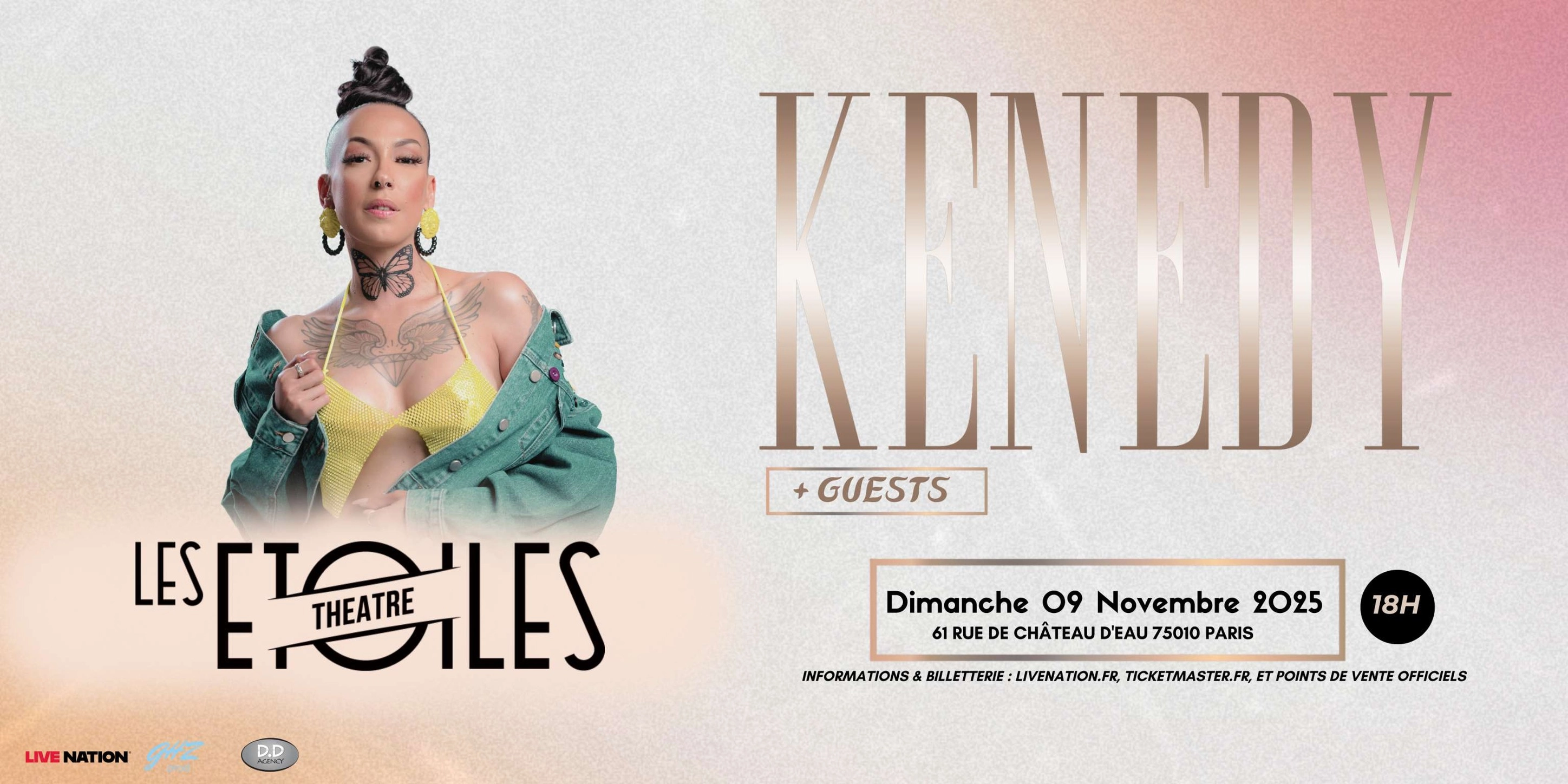 Billets Kenedy (Les Etoiles - Paris)