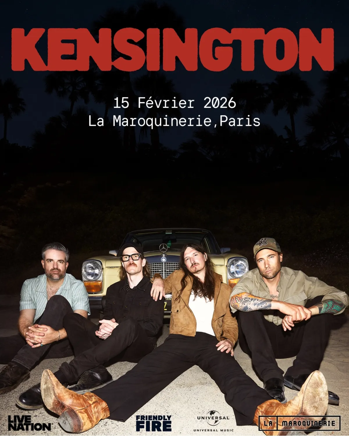 Billets Kensington (La Maroquinerie - Paris)