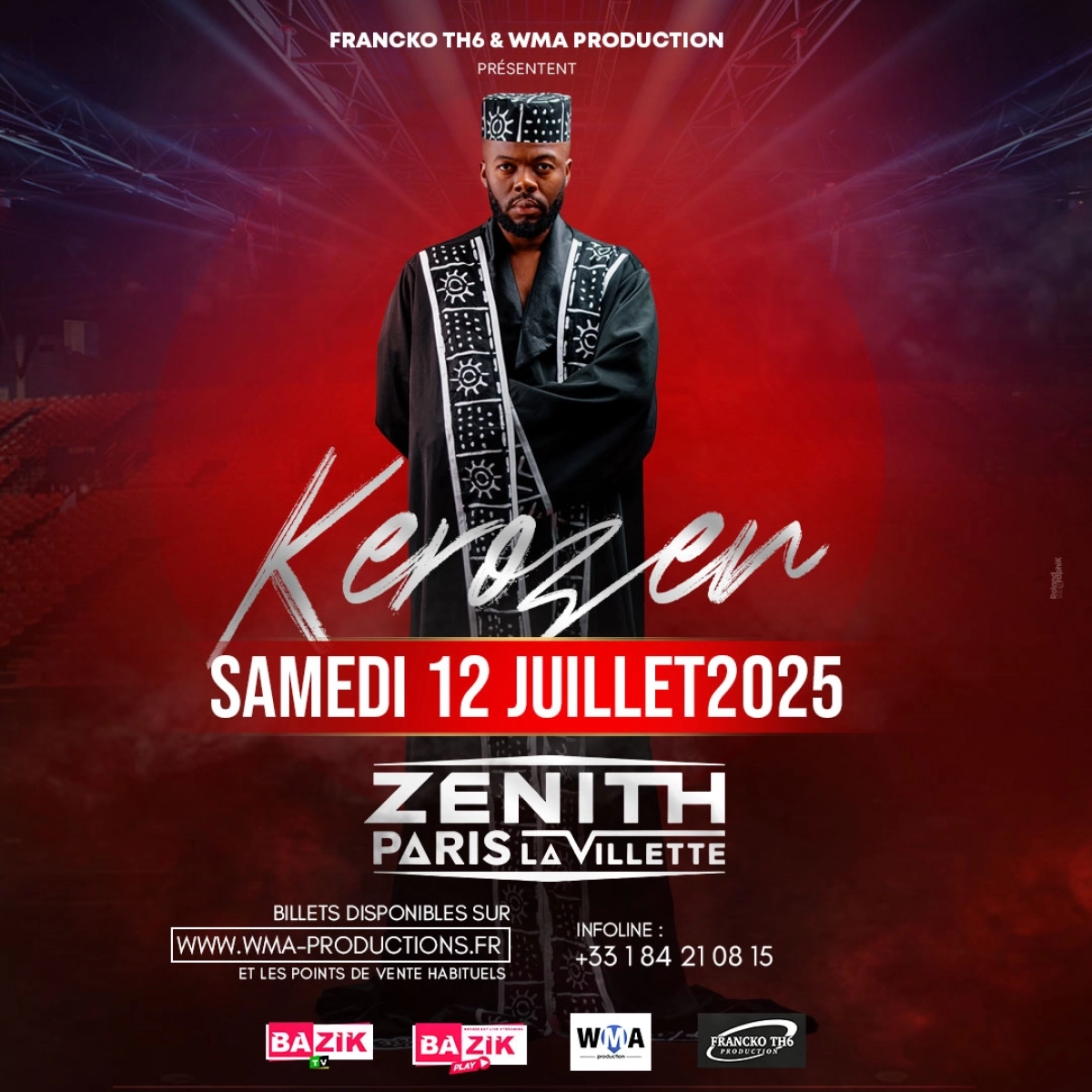 Billets Kerozen (Zenith Paris - Paris)