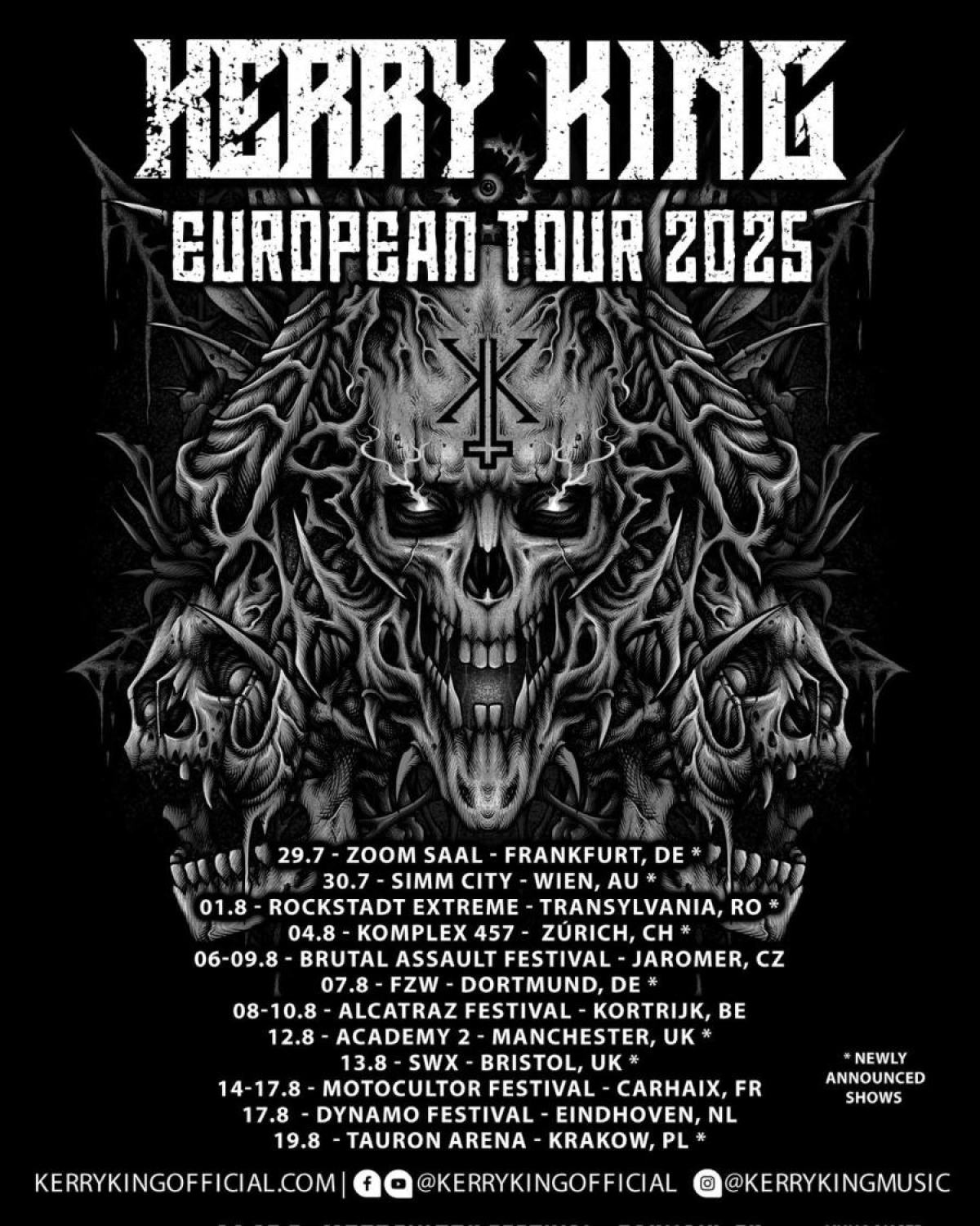 Billets Kerry King (ZOOM Frankfurt - Francfort)