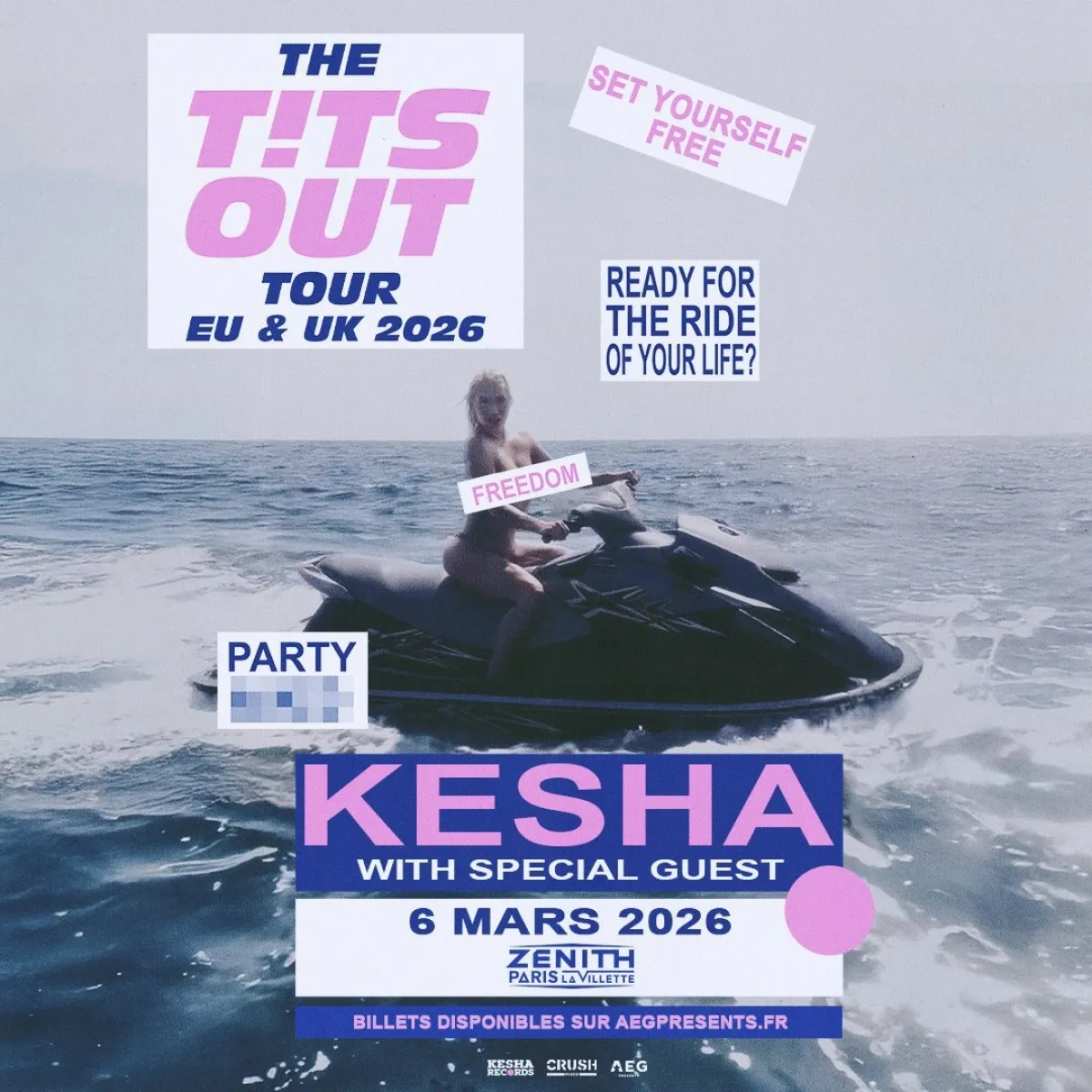 Billets Kesha (Zenith Paris - Paris)