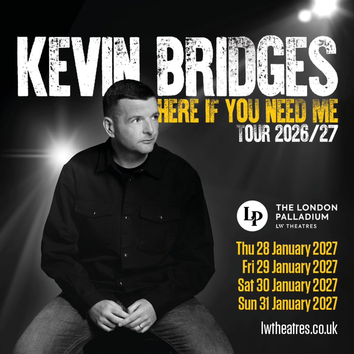 Billets Kevin Bridges (London Palladium - Londres)