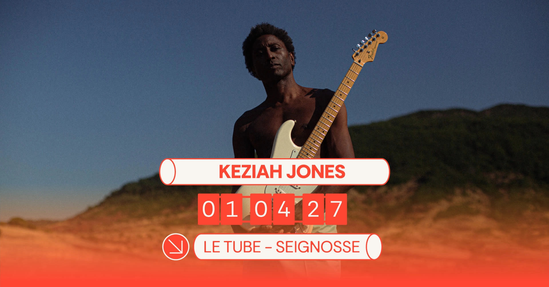 Billets Keziah Jones (Le Tube - Les Bourdaines - Seignosse)