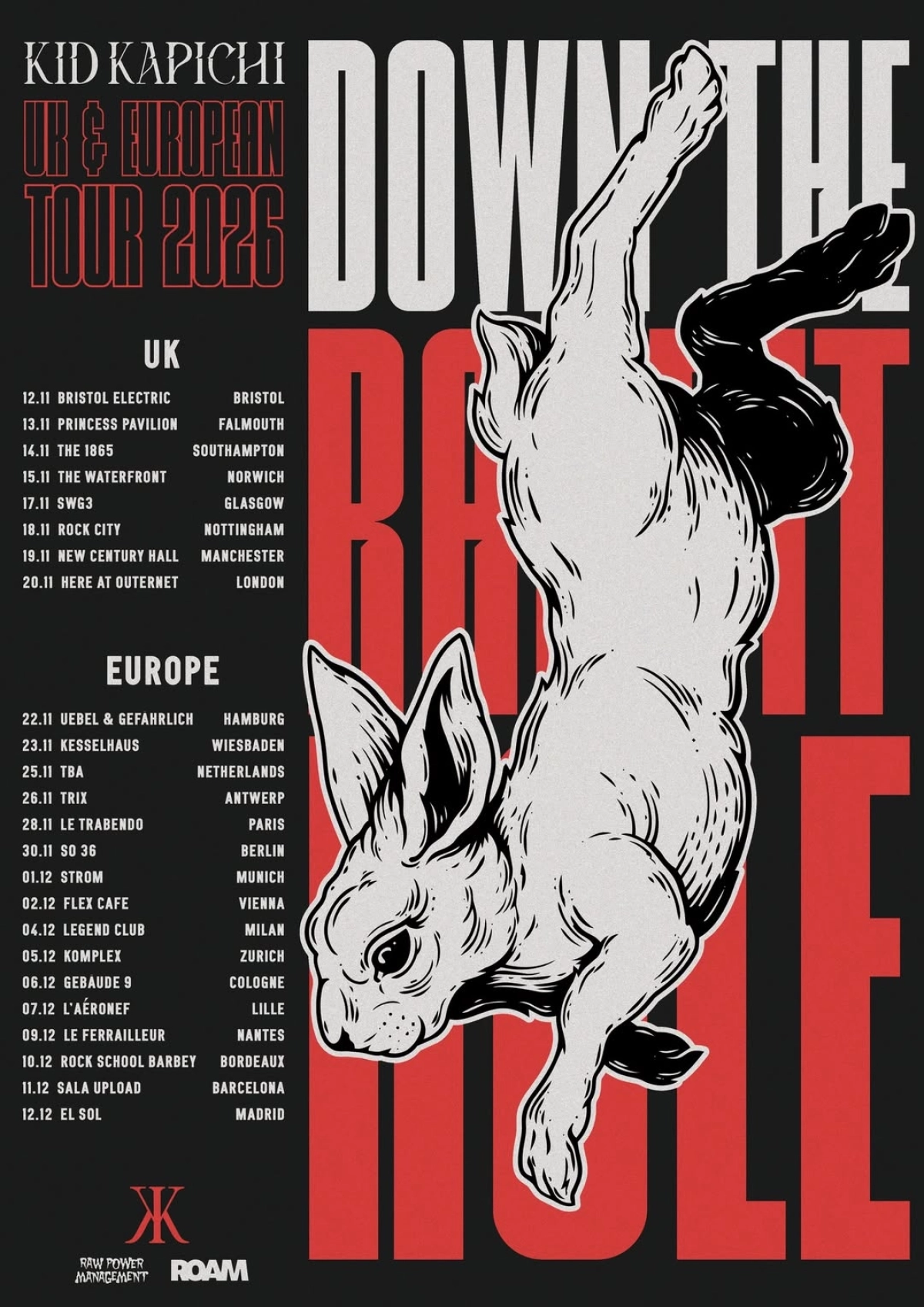 Kid Kapichi at Rock School Barbey Tickets