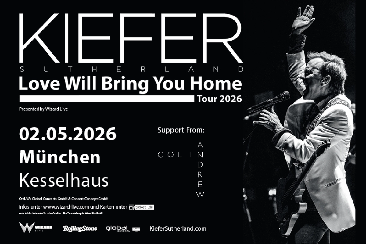 Kiefer Sutherland al Technikum München Tickets
