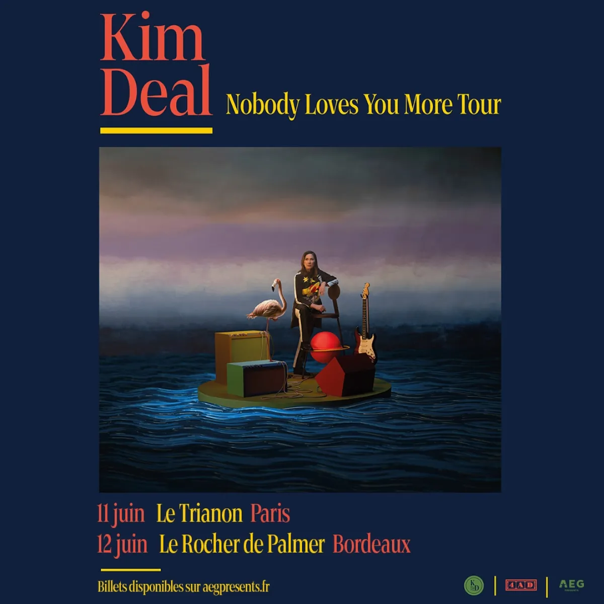 Billets Kim Deal (Le Trianon - Paris)