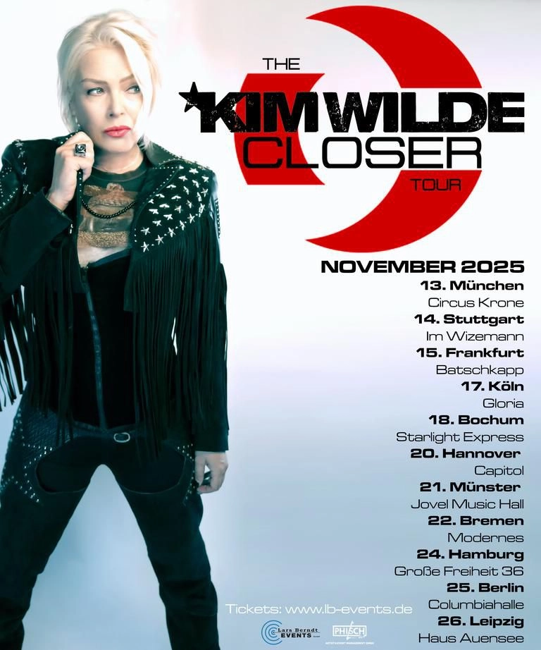 Kim Wilde in der Grosse Freiheit 36 Tickets