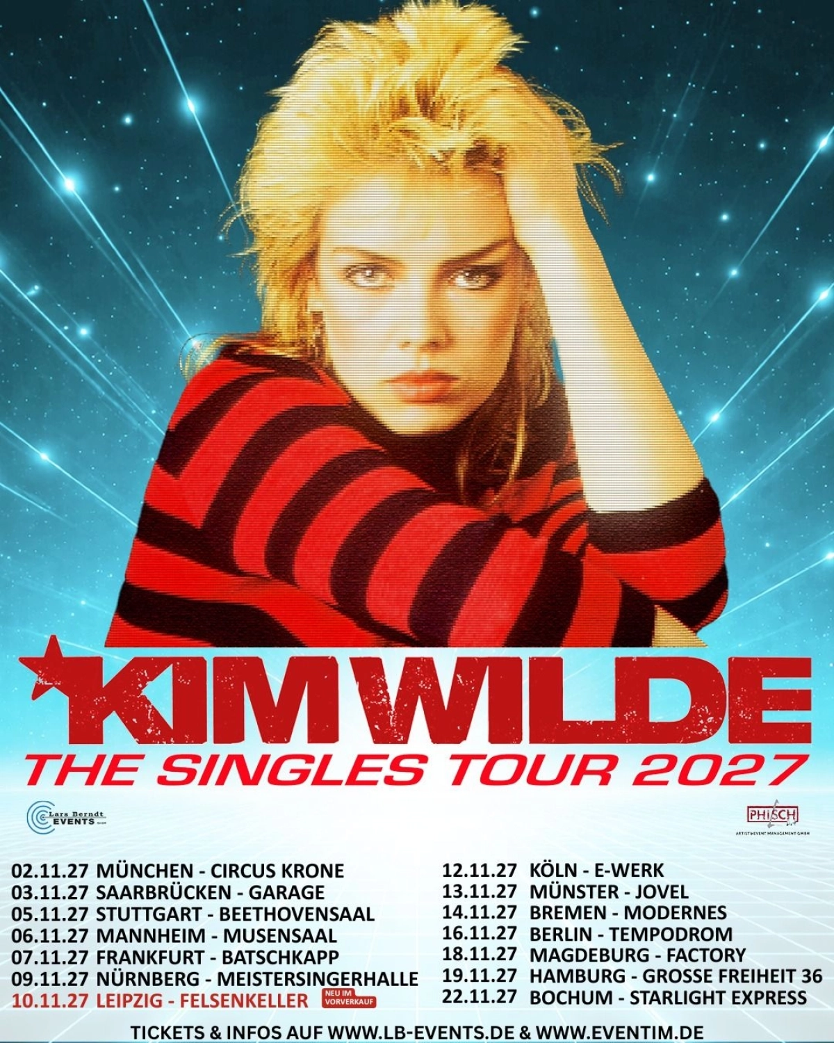 Billets Kim Wilde (Modernes - Brême)