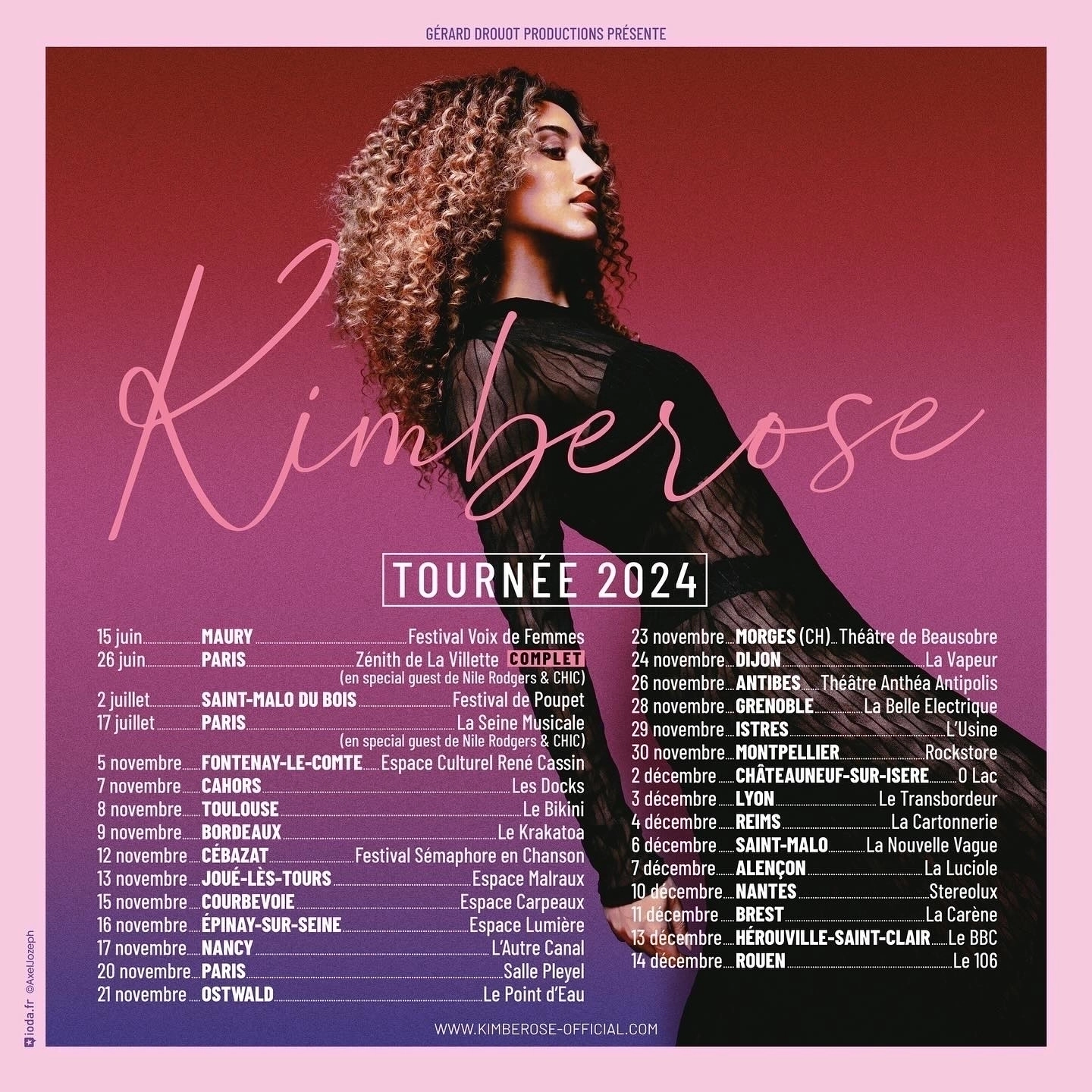 Kimberose at Le 106 Tickets