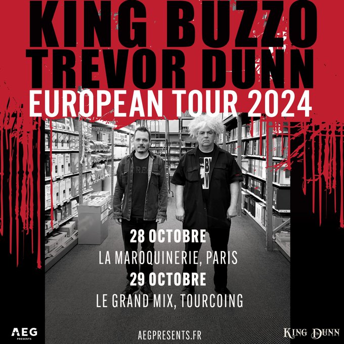 Billets King Buzzo - Trevor Dunn (Le Grand Mix - Tourcoing)