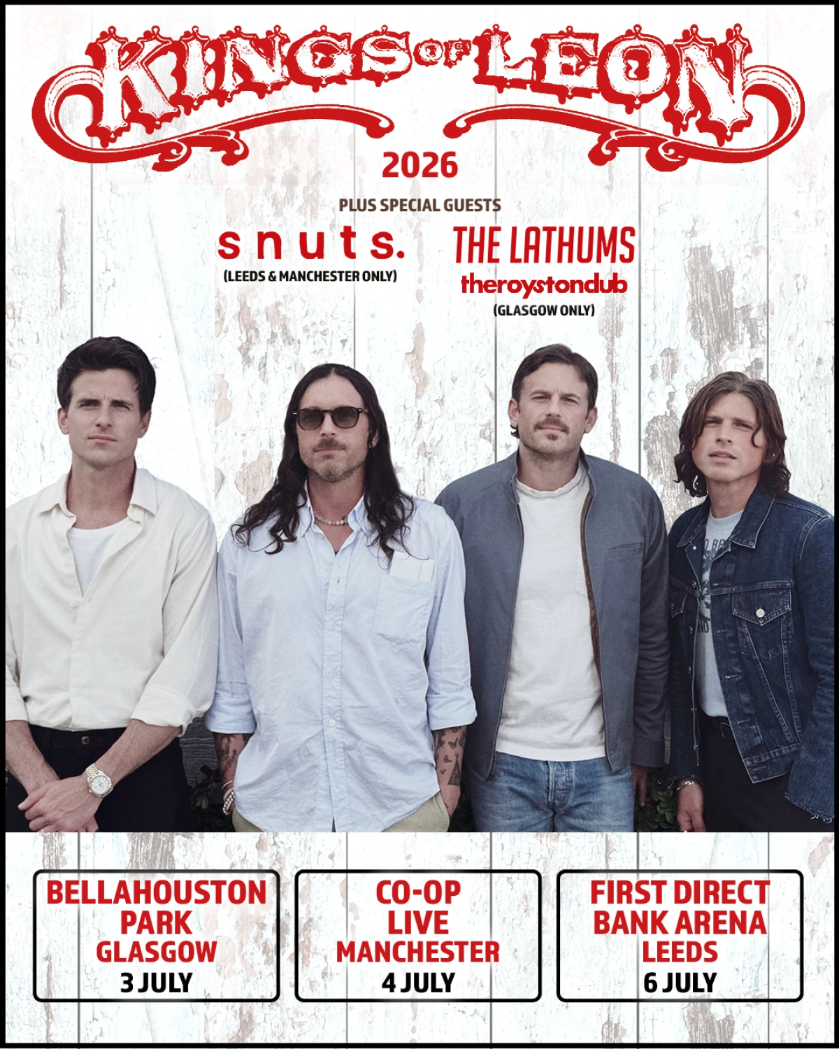 Billets Kings of Leon (Co-op Live - Manchester)