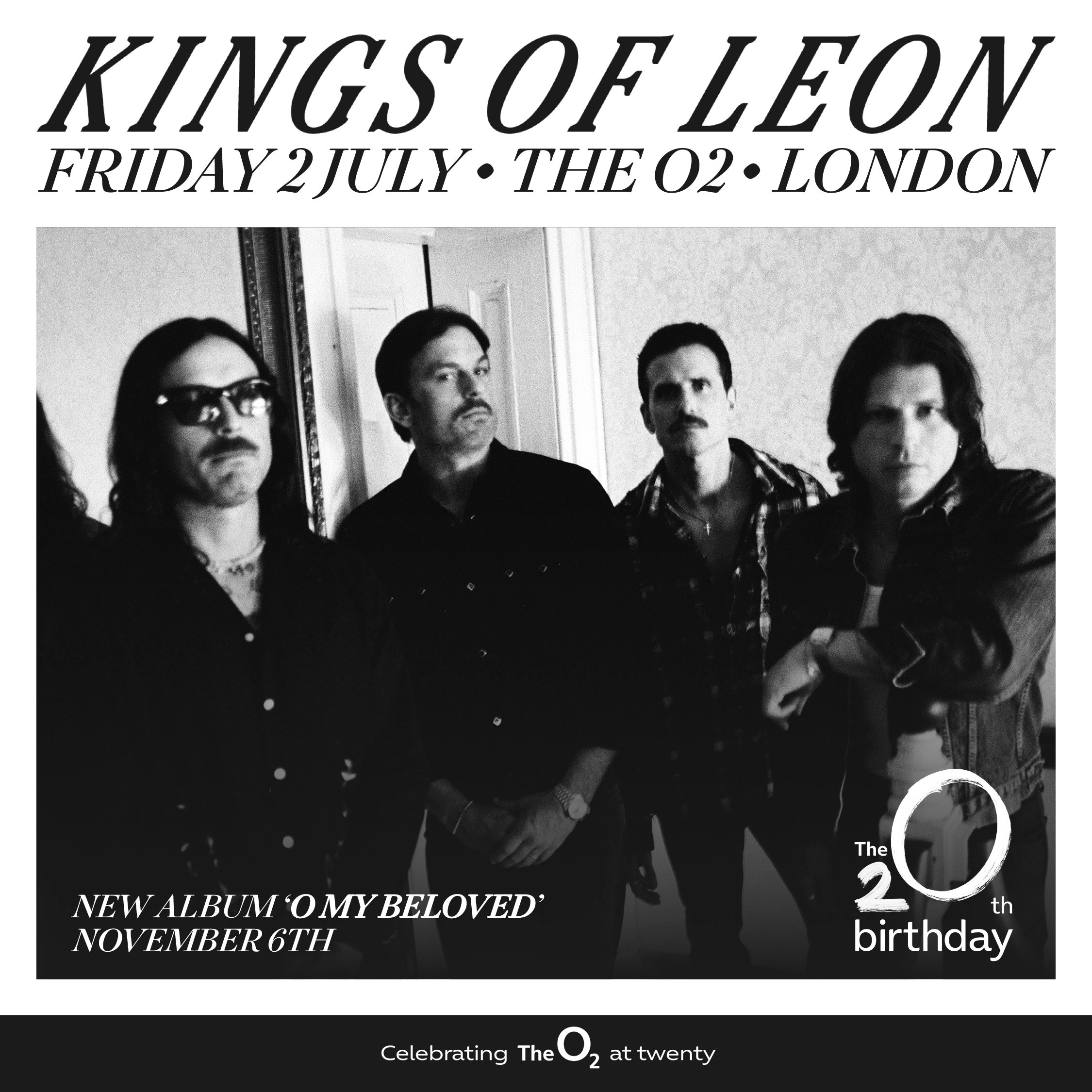 Kings of Leon at The O2 Arena Tickets